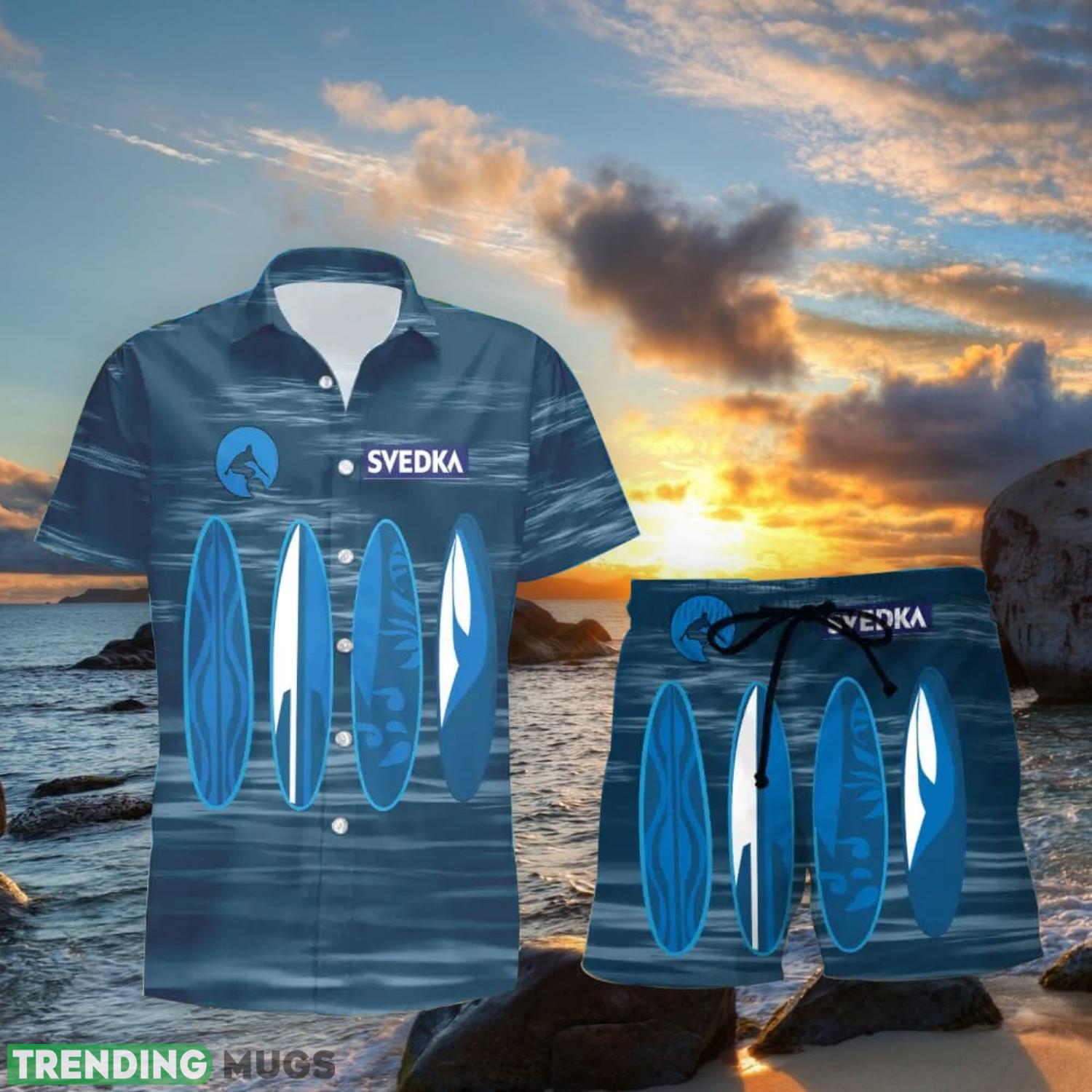 Svedka Vodka Surfboard Funny Summer Beach Hawaiian Shirt And Shorts Hawaiian & Short Svedka Vodka Surfboard Funny Summer Beach Hawaiian Shirt And Shorts Hawaiian & Short