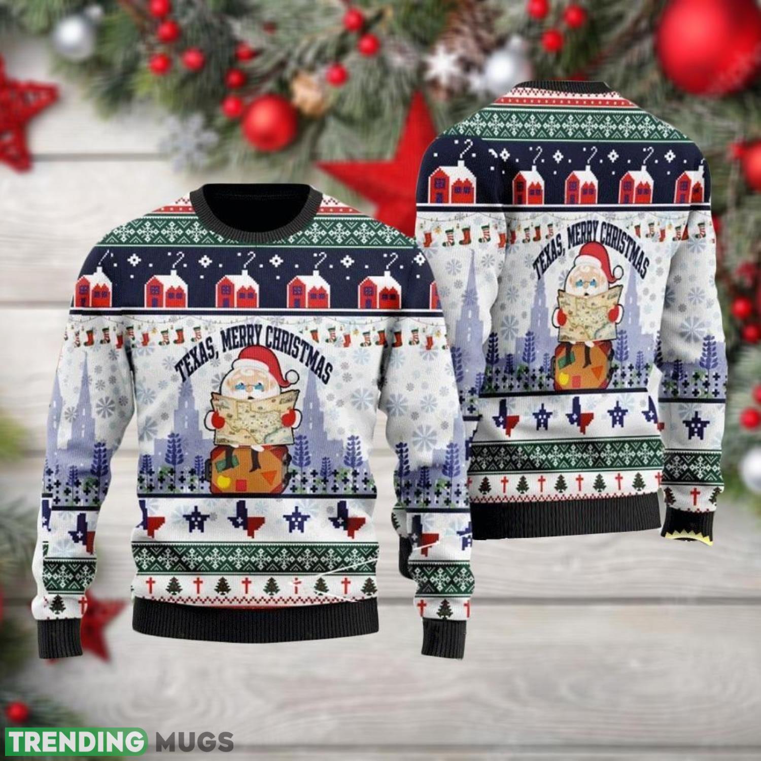 Texas Merry Ugly Christmas Sweater Cute Christmas Gift For Men And Women Product Photo 1 Texas Merry Ugly Christmas Sweater Cute Christmas Gift For Men And Women Product Photo 1