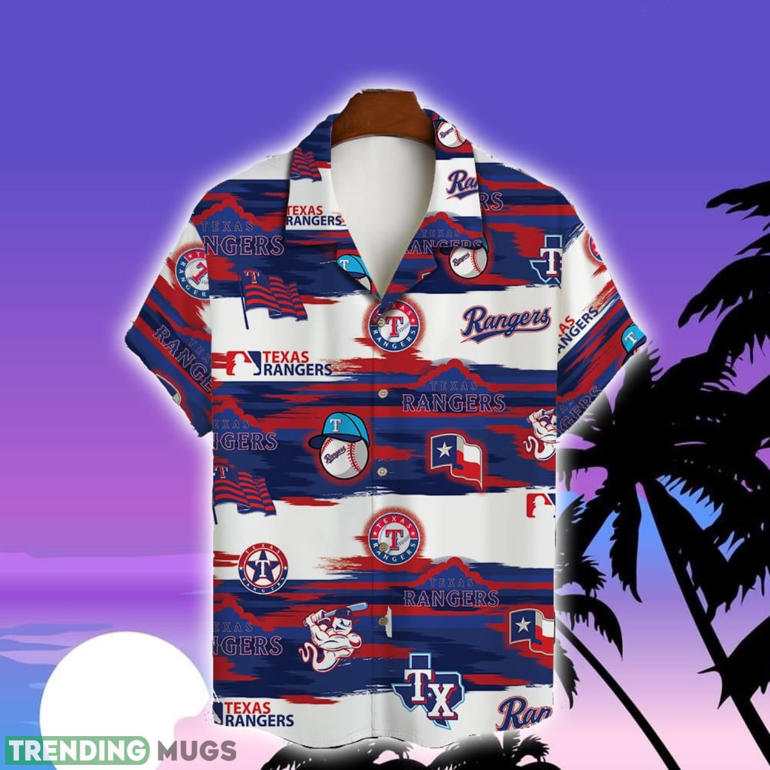 Texas Rangers Major League Baseball 3D Print Hawaiian Shirt Beach Lover Gift Hawaiian Shirt Texas Rangers Major League Baseball 3D Print Hawaiian Shirt Beach Lover Gift Hawaiian Shirt
