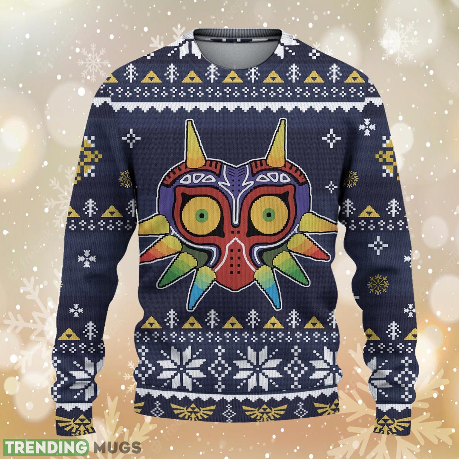 The Legend Of Zelda Christmas Ugly Sweater Majora Legend Of Zelda Christmas Sweater 3D Sweater The Legend Of Zelda Christmas Ugly Sweater Majora Legend Of Zelda Christmas Sweater 3D Sweater