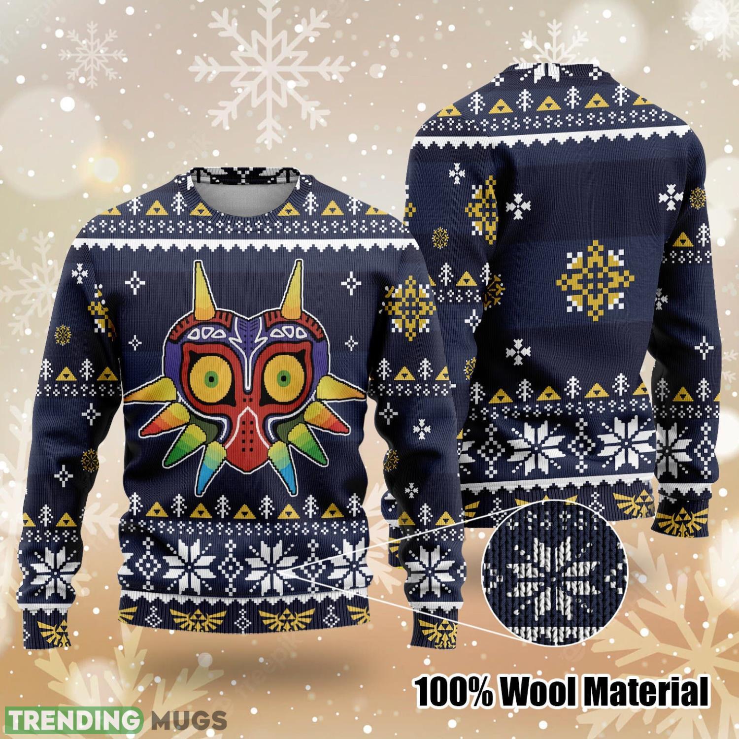 The Legend Of Zelda Christmas Ugly Sweater Majora Legend Of Zelda Christmas Sweater Product Photo 1 The Legend Of Zelda Christmas Ugly Sweater Majora Legend Of Zelda Christmas Sweater Product Photo 1