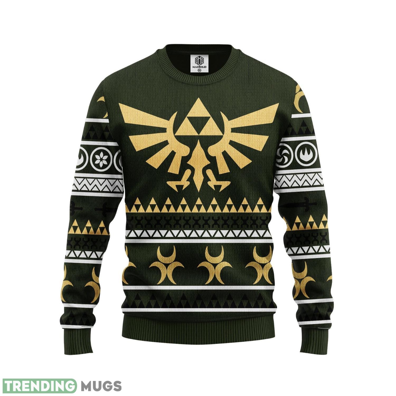 The Legend Of Zelda Ugly Christmas Sweater 3D Christmas Gift Product Photo 1 The Legend Of Zelda Ugly Christmas Sweater 3D Christmas Gift Product Photo 1