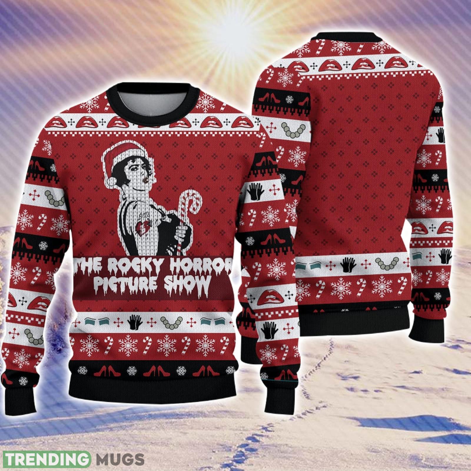 The Rocky Horror Picture Show Christmas Gift For Holiday Horror Show 3D Ugly Christmas Sweater Product Photo 1 The Rocky Horror Picture Show Christmas Gift For Holiday Horror Show 3D Ugly Christmas Sweater Product Photo 1