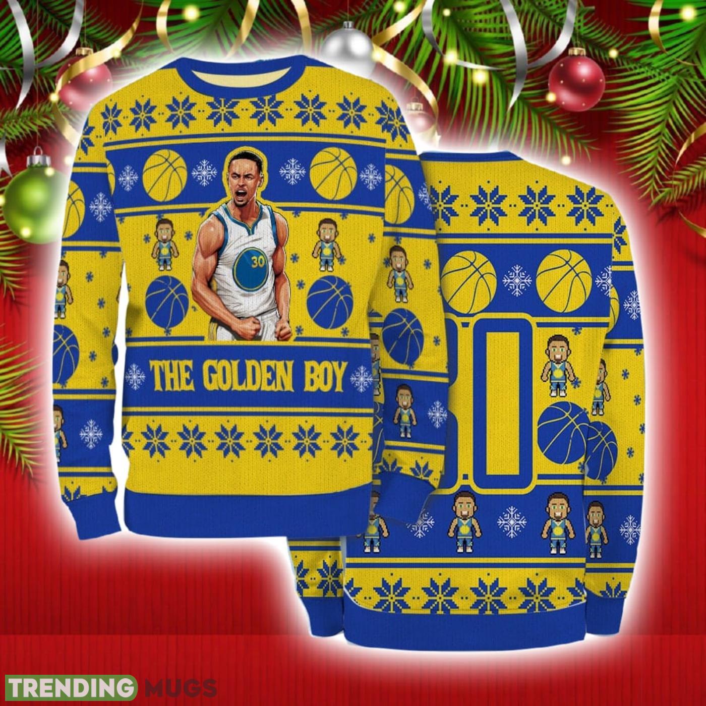 Ugly Christmas Sweaters For Men Women Kids Golden Boy Stephen Curry Sport Basketball Sport 3D Sweater Product Photo 1 Ugly Christmas Sweaters For Men Women Kids Golden Boy Stephen Curry Sport Basketball Sport 3D Sweater Product Photo 1