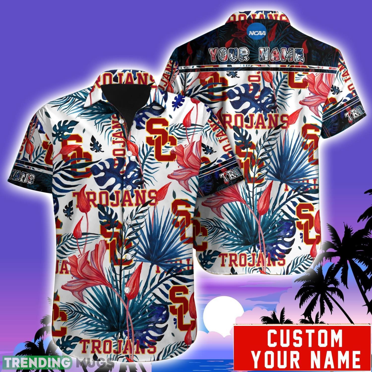USC Trojans NCAA1 Team Aloha Hawaiian Shirt Custom Name For Fans Product Photo 1 USC Trojans NCAA1 Team Aloha Hawaiian Shirt Custom Name For Fans Product Photo 1