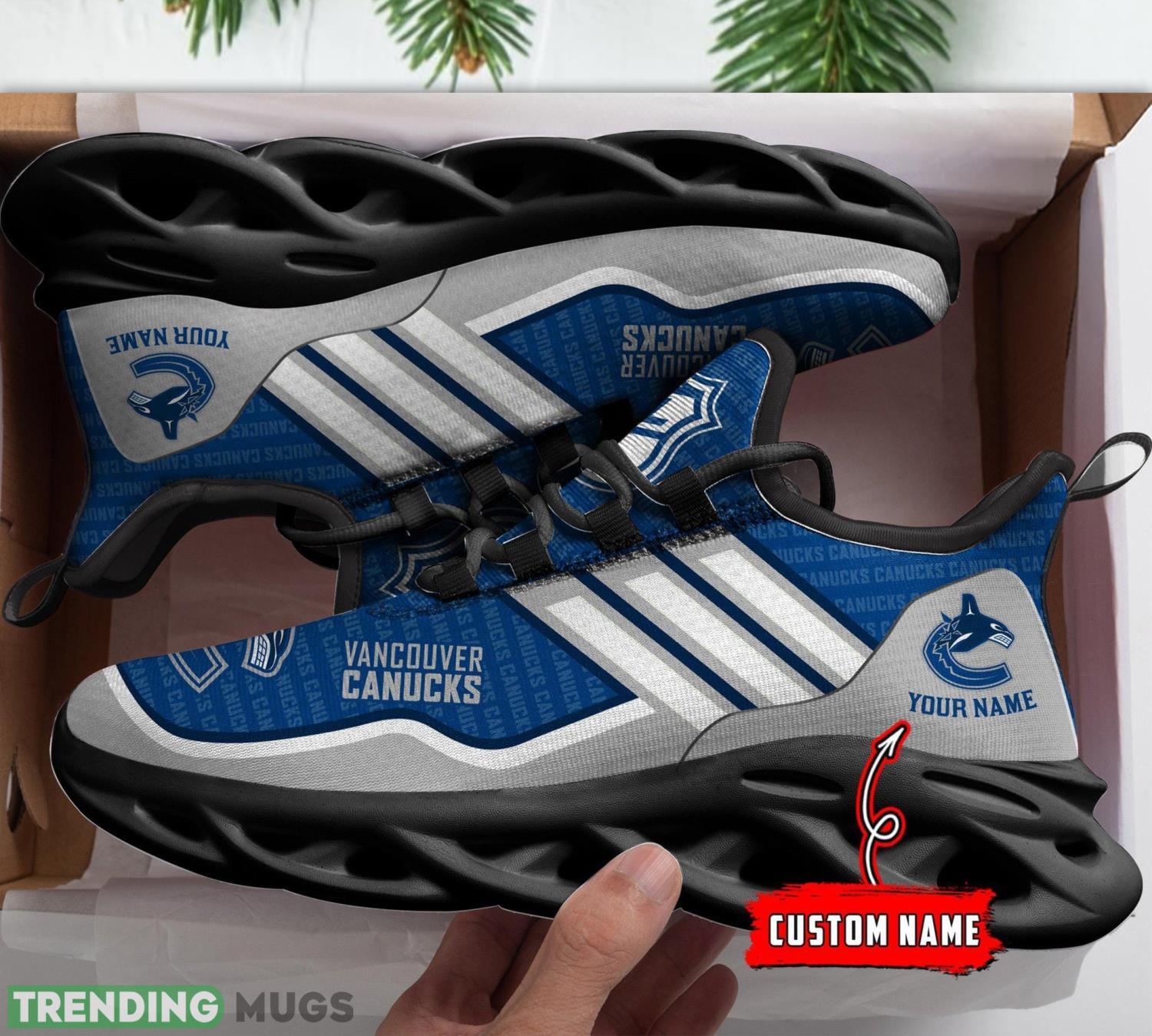 Vancouver Canucks Personalized Max Soul Chunky Sneakers Custom Name Running Shoes Max Soul Vancouver Canucks Personalized Max Soul Chunky Sneakers Custom Name Running Shoes Max Soul