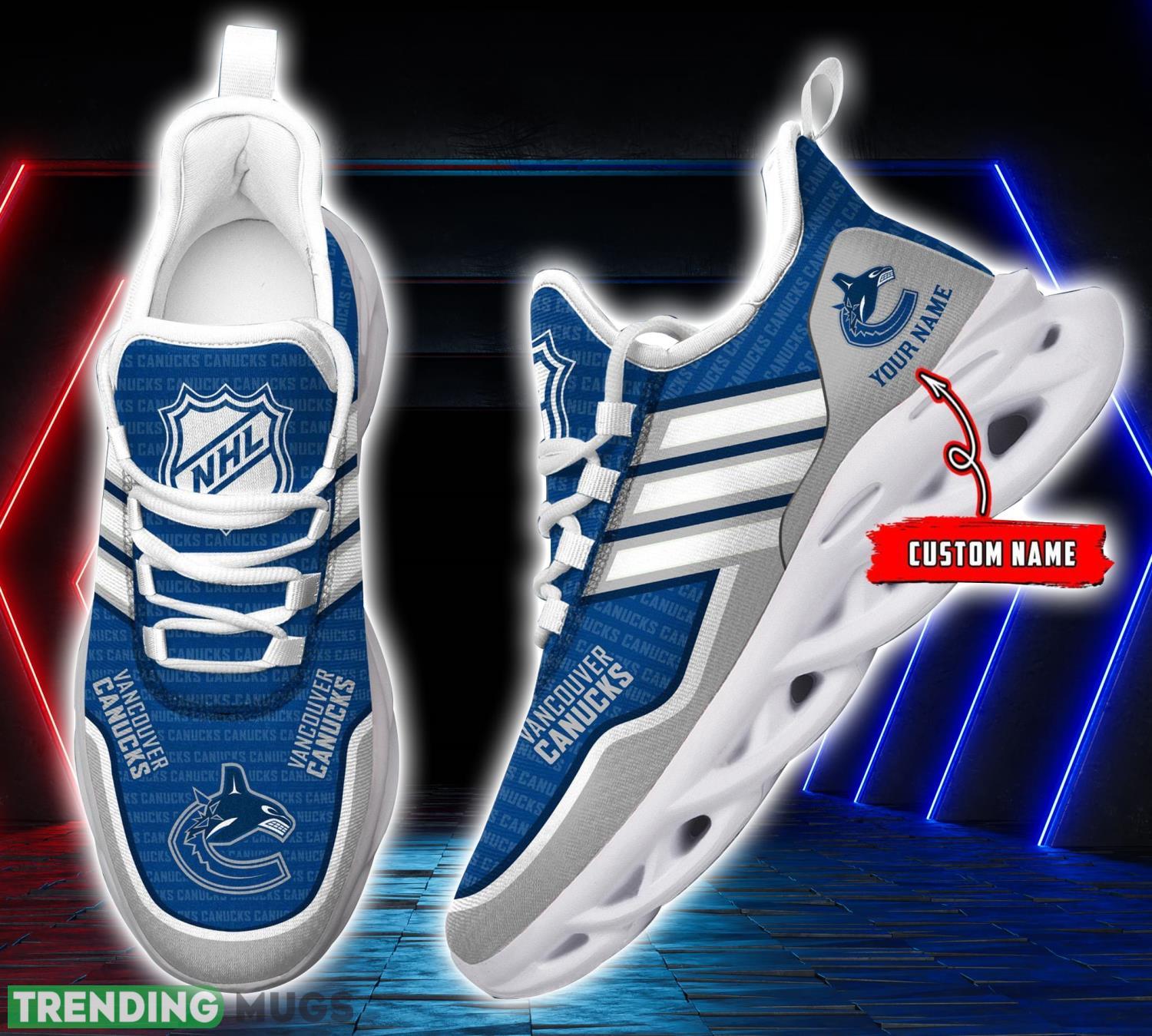 Vancouver Canucks Personalized Max Soul Chunky Sneakers Custom Name Running Shoes Max Soul Vancouver Canucks Personalized Max Soul Chunky Sneakers Custom Name Running Shoes Max Soul