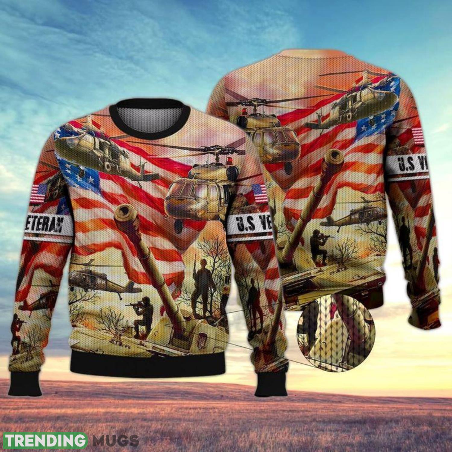 Veteran Memory Ugly Christmas Sweater Cute Christmas Gift For Men And Women Product Photo 1 Veteran Memory Ugly Christmas Sweater Cute Christmas Gift For Men And Women Product Photo 1