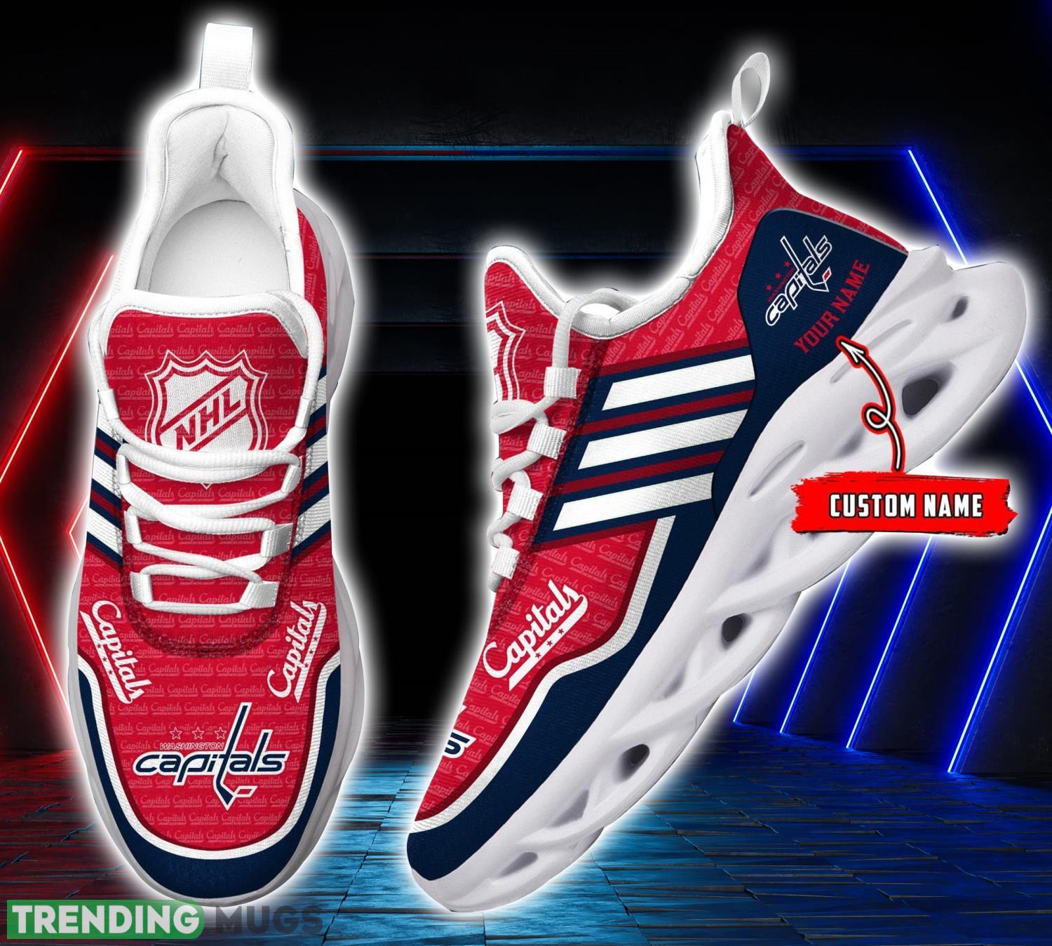 Washington Capitals Personalized Max Soul Chunky Sneakers Custom Name Running Shoes Max Soul Washington Capitals Personalized Max Soul Chunky Sneakers Custom Name Running Shoes Max Soul