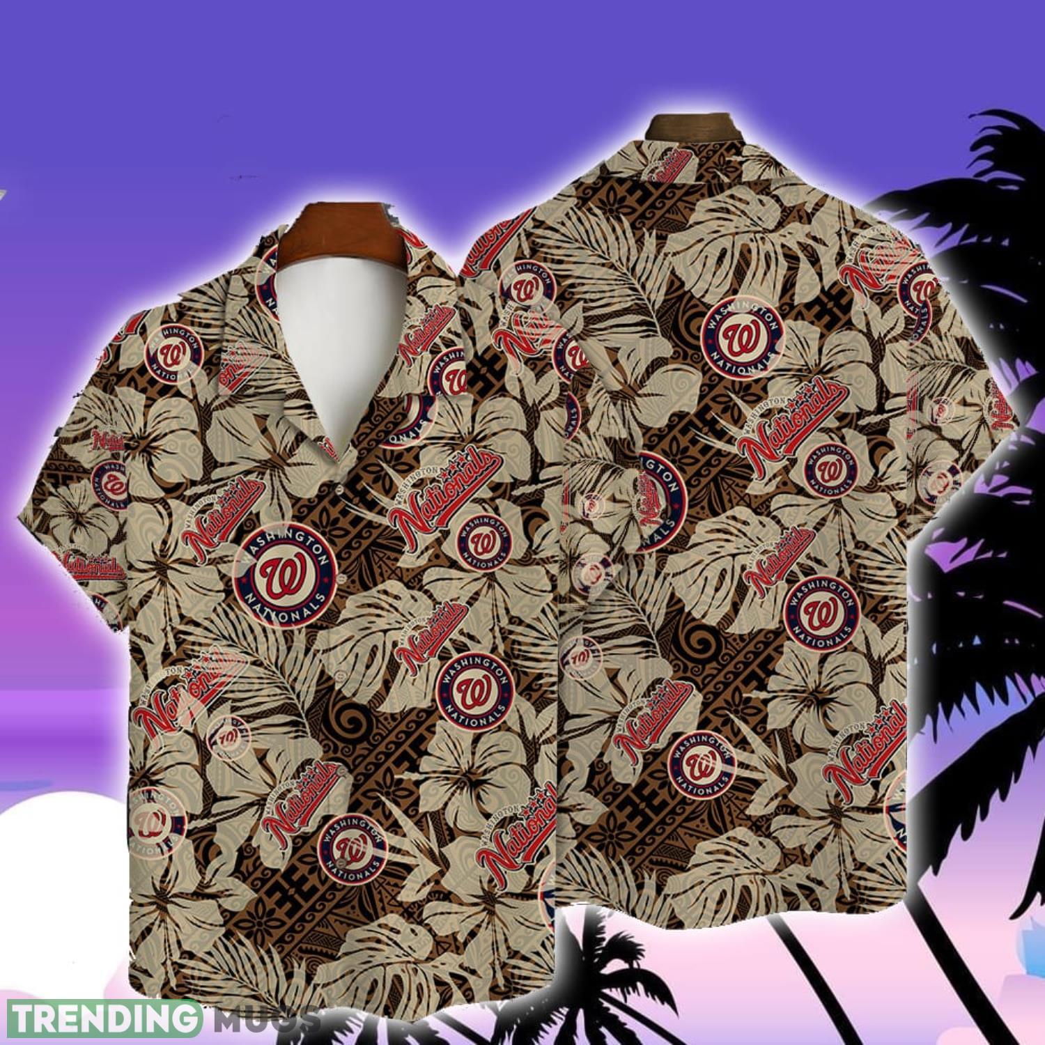 Washington Nationals Major League Baseball 3D AOP Hawaiian Shirt For Fans Product Photo 1 Washington Nationals Major League Baseball 3D AOP Hawaiian Shirt For Fans Product Photo 1