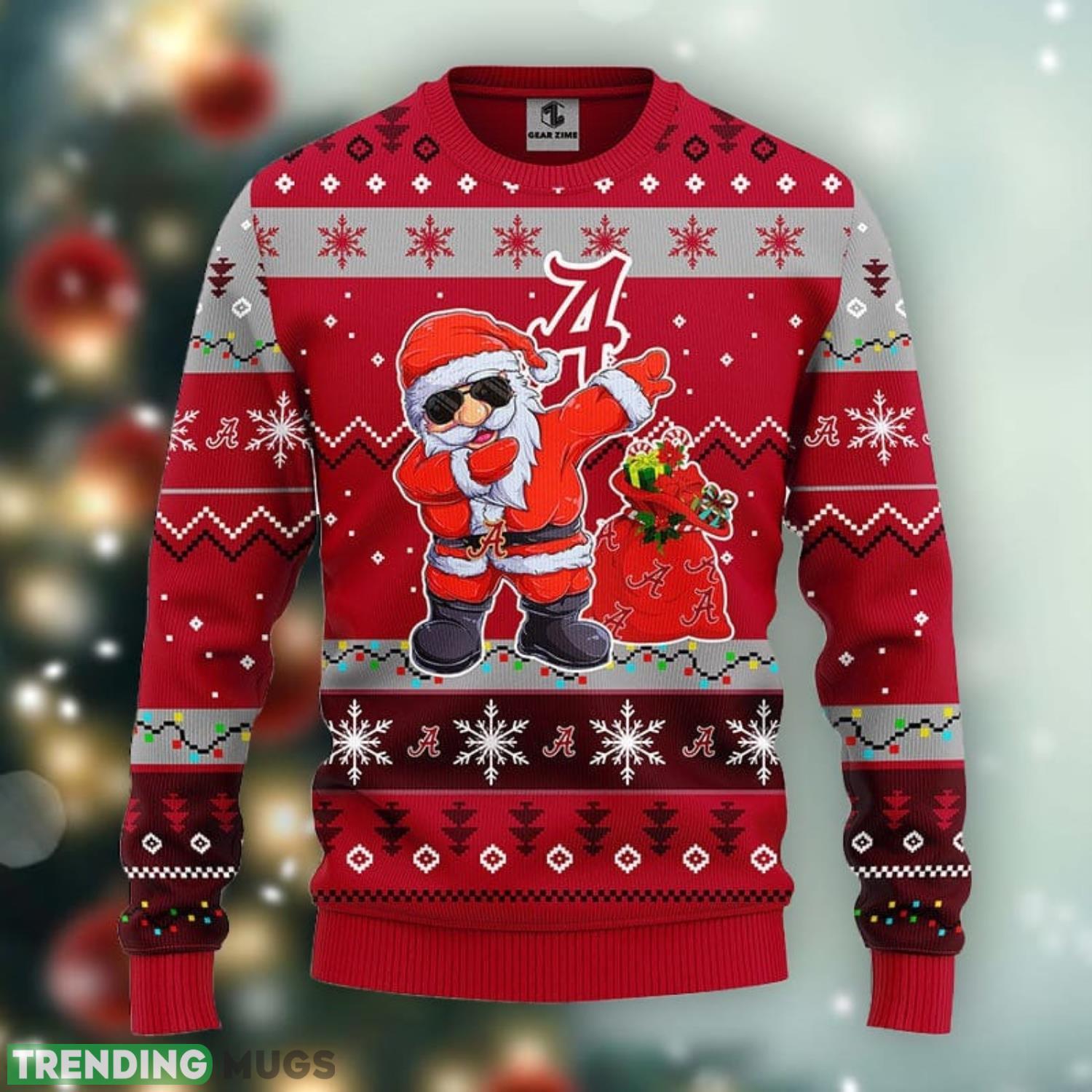 Alabama Crimson Tide Dabbing Santa Claus Christmas Ugly Sweater 3D Christmas Xmas Sweater Product Photo 1 Alabama Crimson Tide Dabbing Santa Claus Christmas Ugly Sweater 3D Christmas Xmas Sweater Product Photo 1