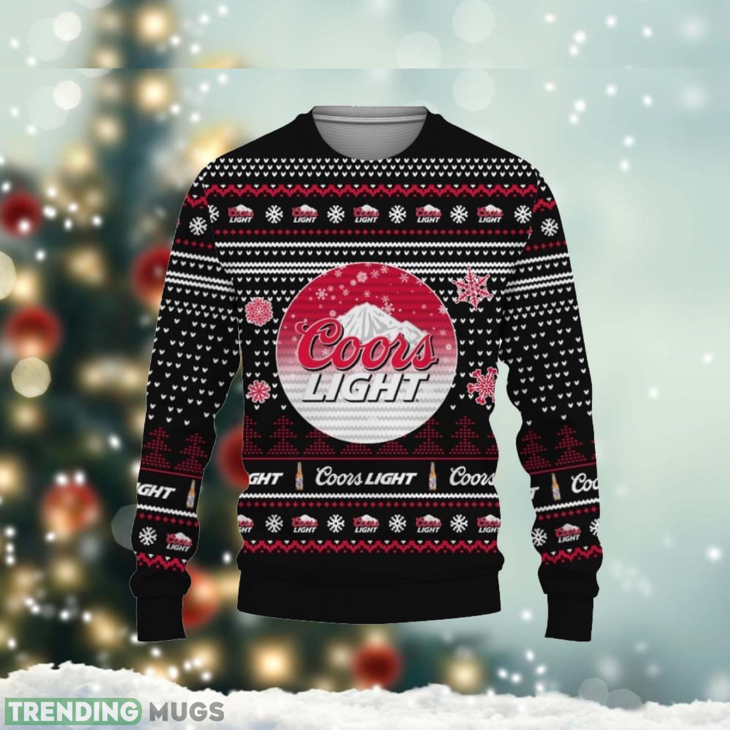 American Coors Light BeersLover Black Ugly Christmas Sweater Christmas Gift Product Photo 1 American Coors Light BeersLover Black Ugly Christmas Sweater Christmas Gift Product Photo 1
