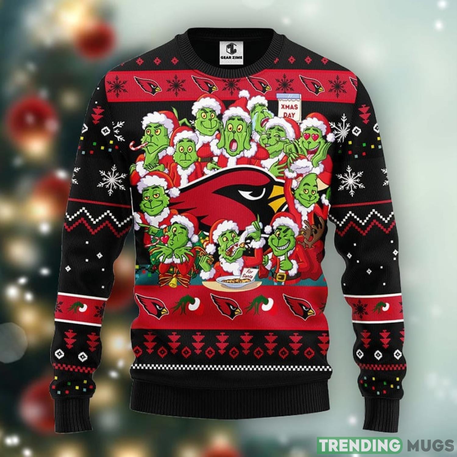 Arizona Cardinals 12 Grinch Xmas Day Christmas Ugly Sweater Christmas Gift For Fans Party Hoiliday Gift Product Photo 1 Arizona Cardinals 12 Grinch Xmas Day Christmas Ugly Sweater Christmas Gift For Fans Party Hoiliday Gift Product Photo 1