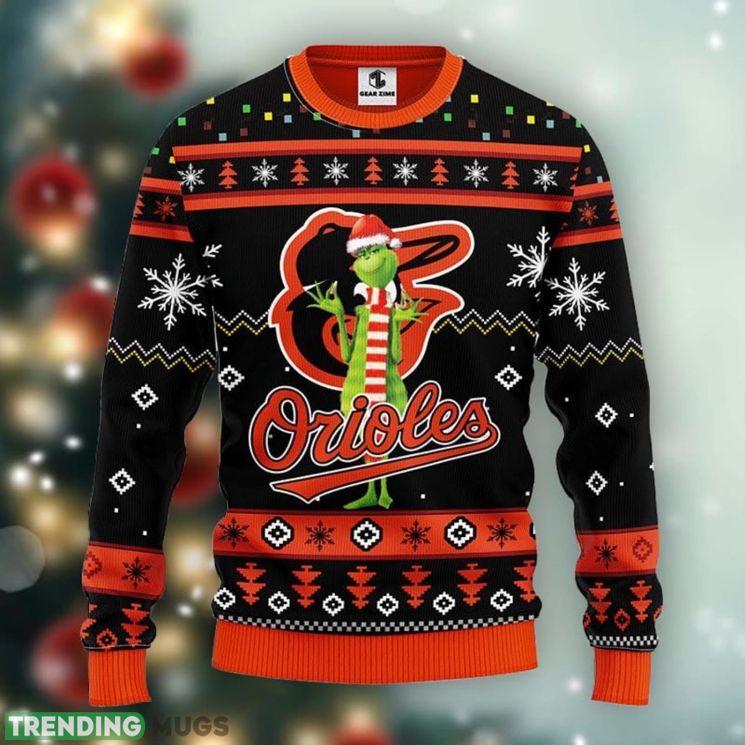 Baltimore Orioles Funny Grinch Christmas Ugly Sweater Christmas Gift For Fans Party Hoiliday Gift Product Photo 1 Baltimore Orioles Funny Grinch Christmas Ugly Sweater Christmas Gift For Fans Party Hoiliday Gift Product Photo 1