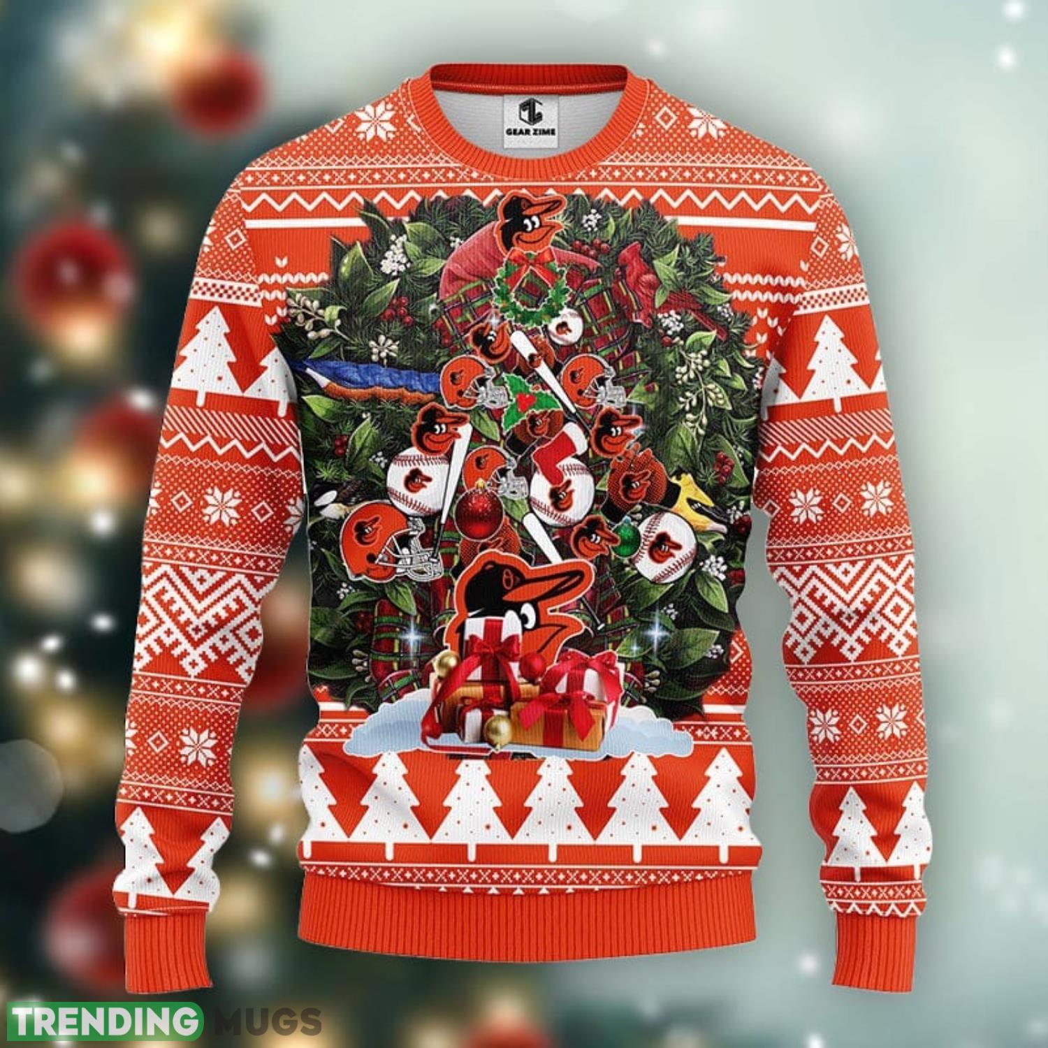 Baltimore Orioles Tree Ugly Christmas Sweater Christmas Gift For Fans Party Hoiliday Gift Product Photo 1 Baltimore Orioles Tree Ugly Christmas Sweater Christmas Gift For Fans Party Hoiliday Gift Product Photo 1