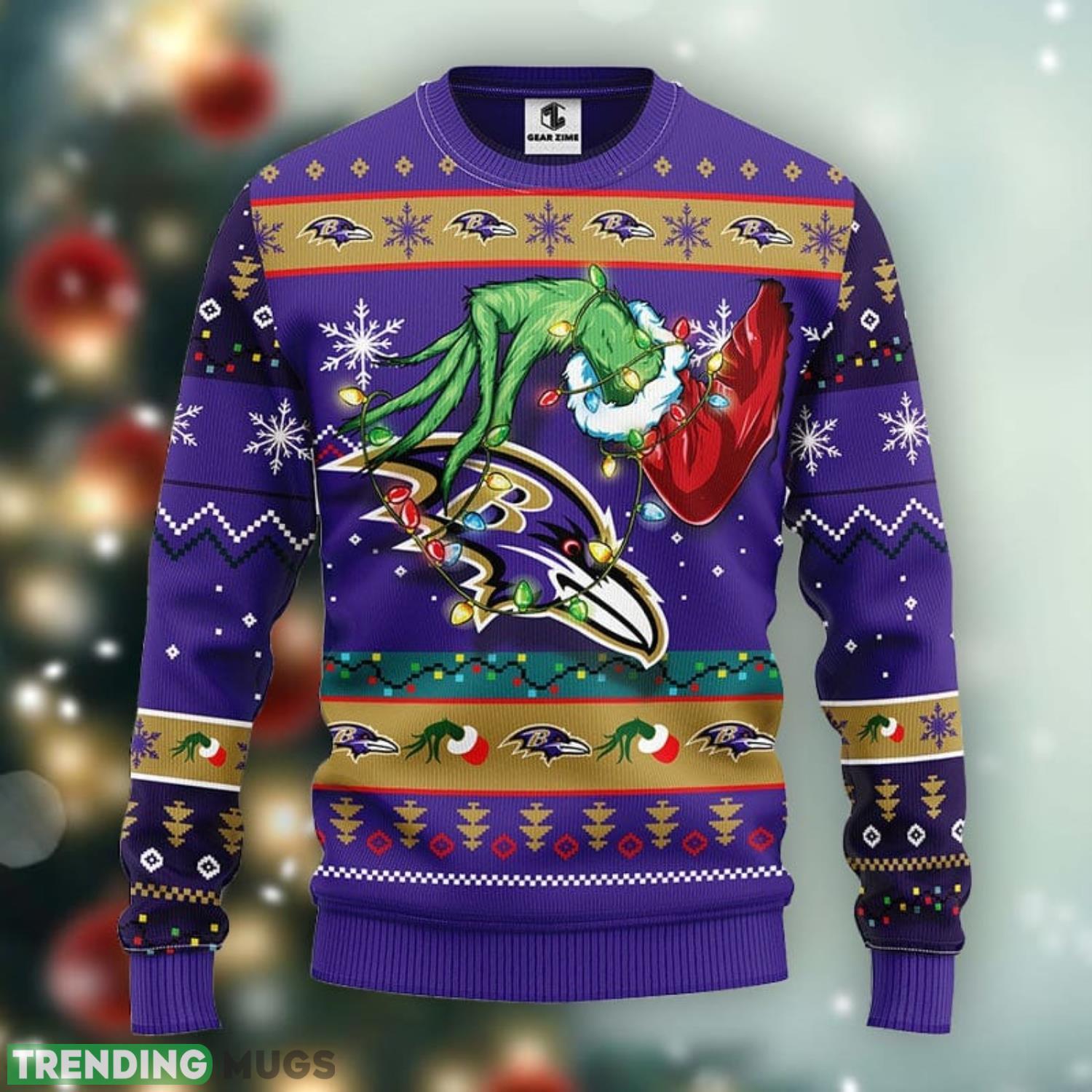 Baltimore Ravens Grinch Xmas Ugly Christmas Sweater Best Christmas Gift Ideas Product Photo 1 Baltimore Ravens Grinch Xmas Ugly Christmas Sweater Best Christmas Gift Ideas Product Photo 1