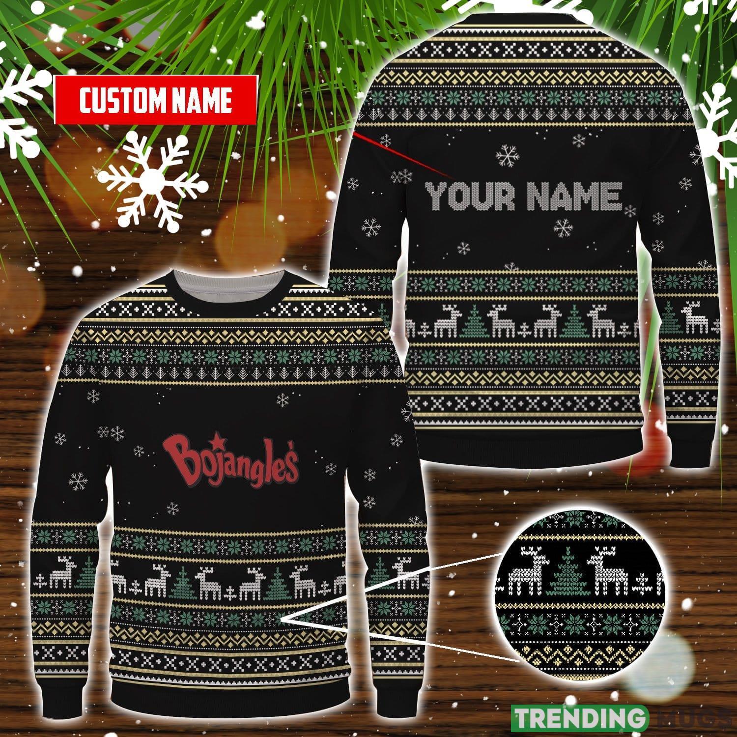 Bojangles Ugly Sweater Christmas Gift Ideas Custom Name Product Photo 1