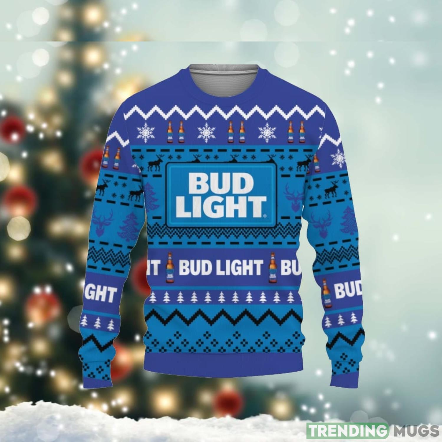 Bud Light Beers Lover Cute Gift Ugly Christmas Sweater Christmas Gift Ideas Product Photo 1 Bud Light Beers Lover Cute Gift Ugly Christmas Sweater Christmas Gift Ideas Product Photo 1
