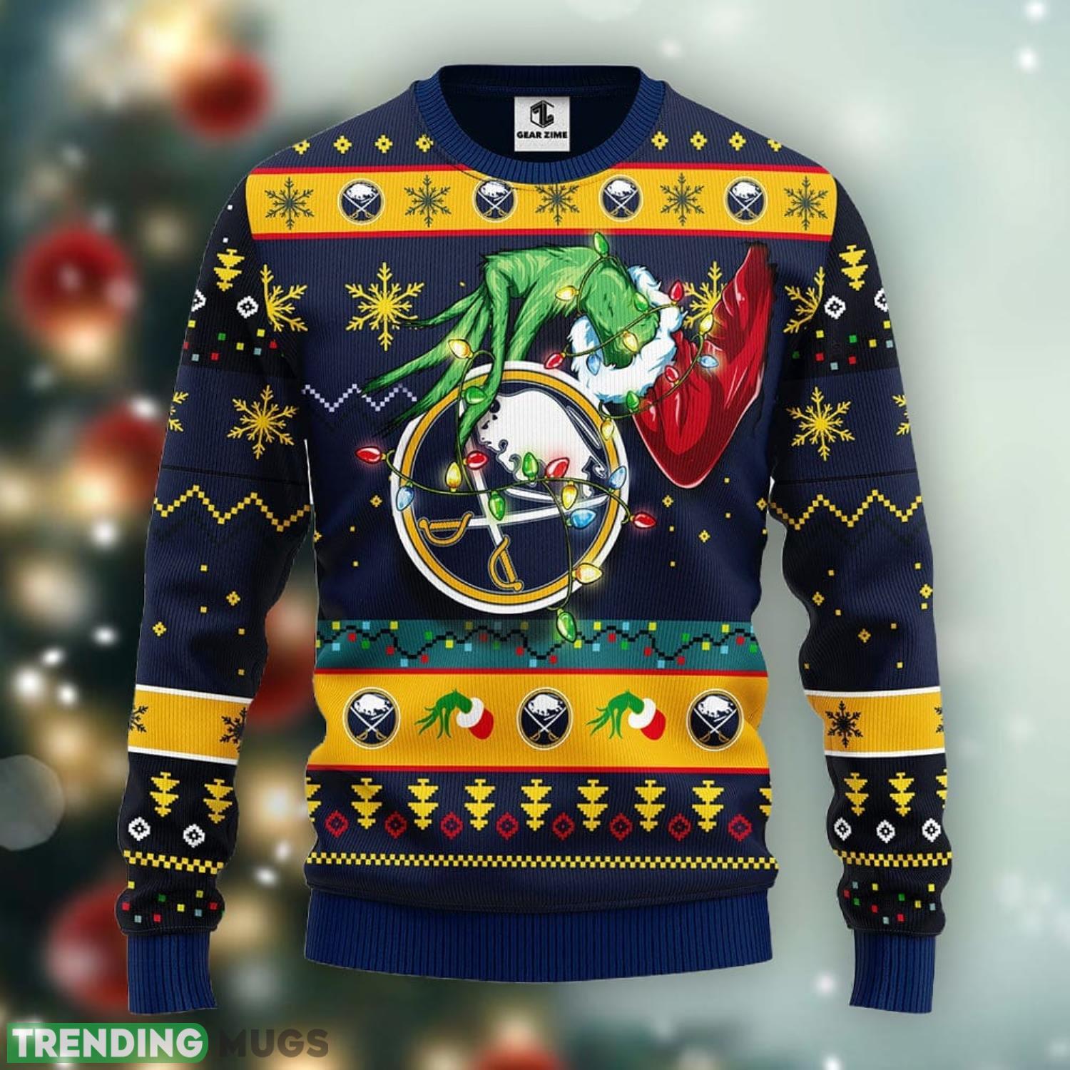 Buffalo Sabres Grinch Xmas Ugly Christmas Sweater Best Christmas Gift Ideas Product Photo 1 Buffalo Sabres Grinch Xmas Ugly Christmas Sweater Best Christmas Gift Ideas Product Photo 1