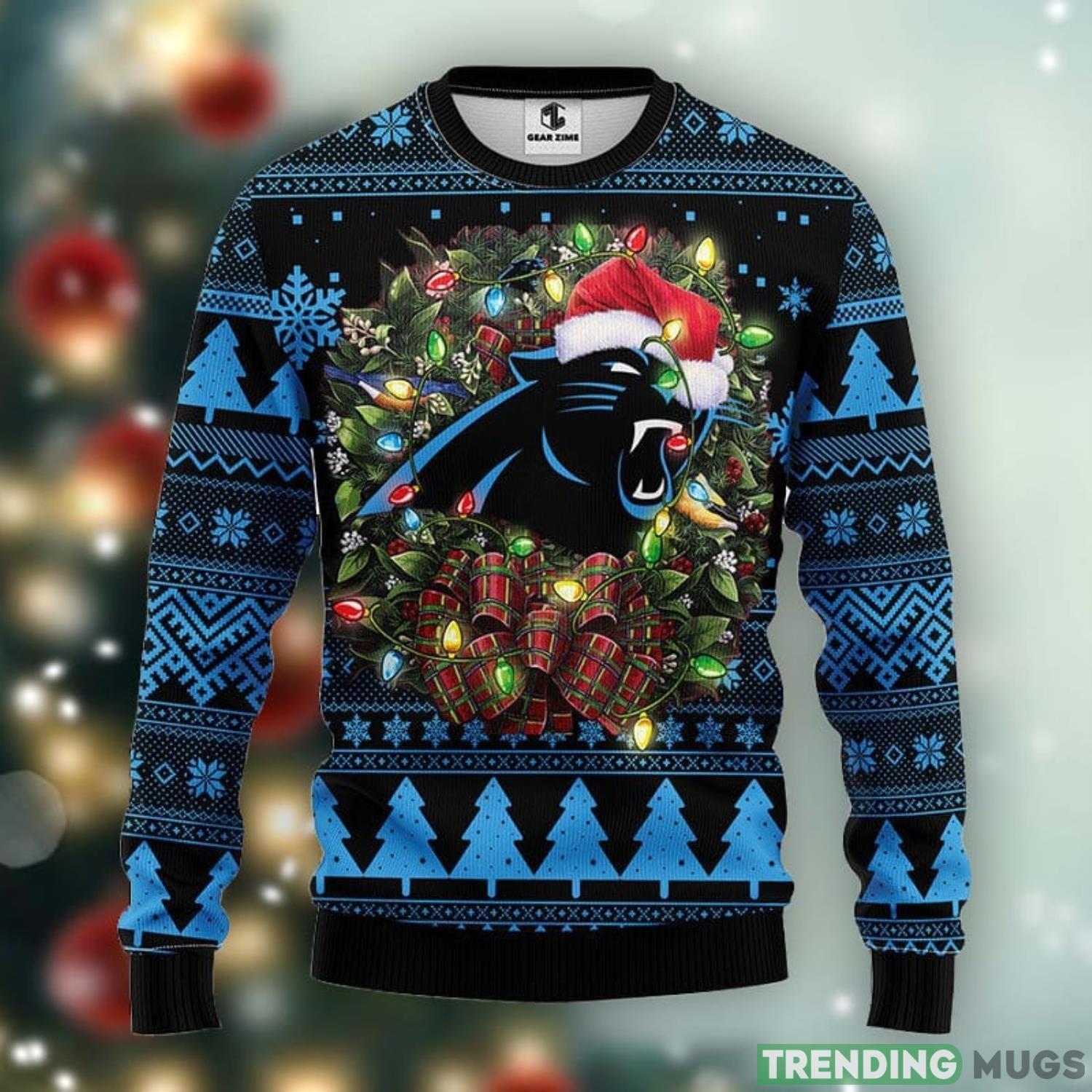 Carolina Panthers Ugly Christmas Sweater Unisex Christmas Gift Ideas Product Photo 1 Carolina Panthers Ugly Christmas Sweater Unisex Christmas Gift Ideas Product Photo 1