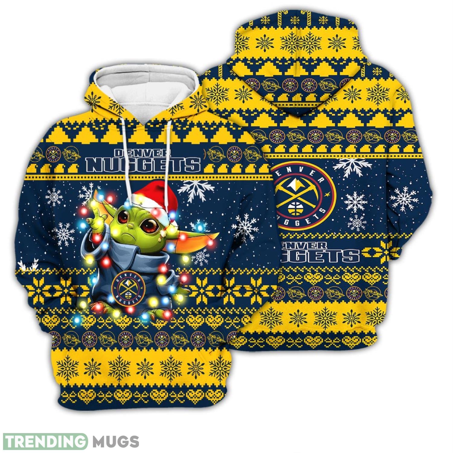 Christmas Gift 3D Hoodie Denver Nuggets Baby Yoda Star Wars Unisex Hoodie For Men and Women Product Photo 1 Christmas Gift 3D Hoodie Denver Nuggets Baby Yoda Star Wars Unisex Hoodie For Men and Women Product Photo 1