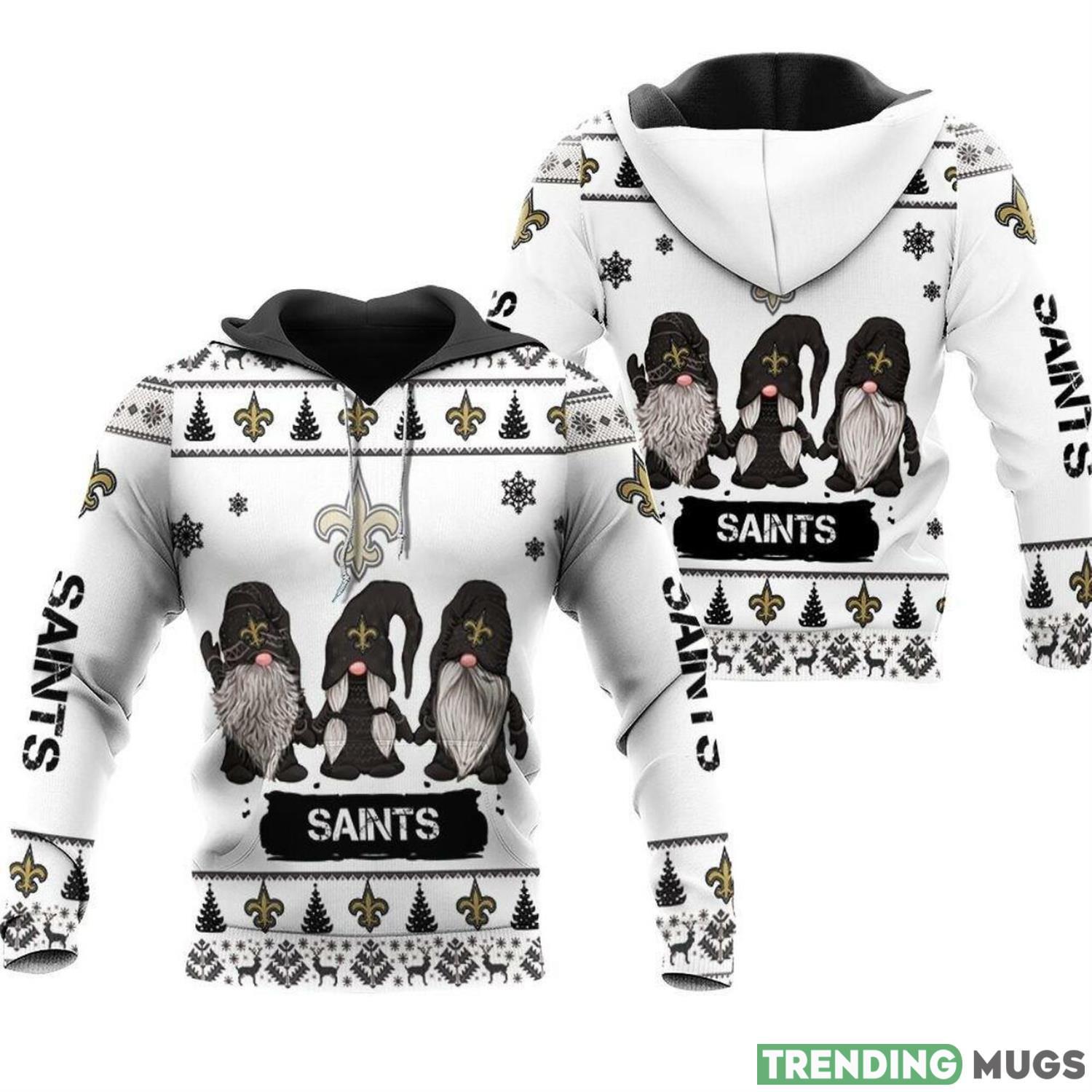 Christmas Gnomes New Orleans Saints 3D Hoodie Zip Hoodie Best Christmas Gift Product Photo 1 Christmas Gnomes New Orleans Saints 3D Hoodie Zip Hoodie Best Christmas Gift Product Photo 1