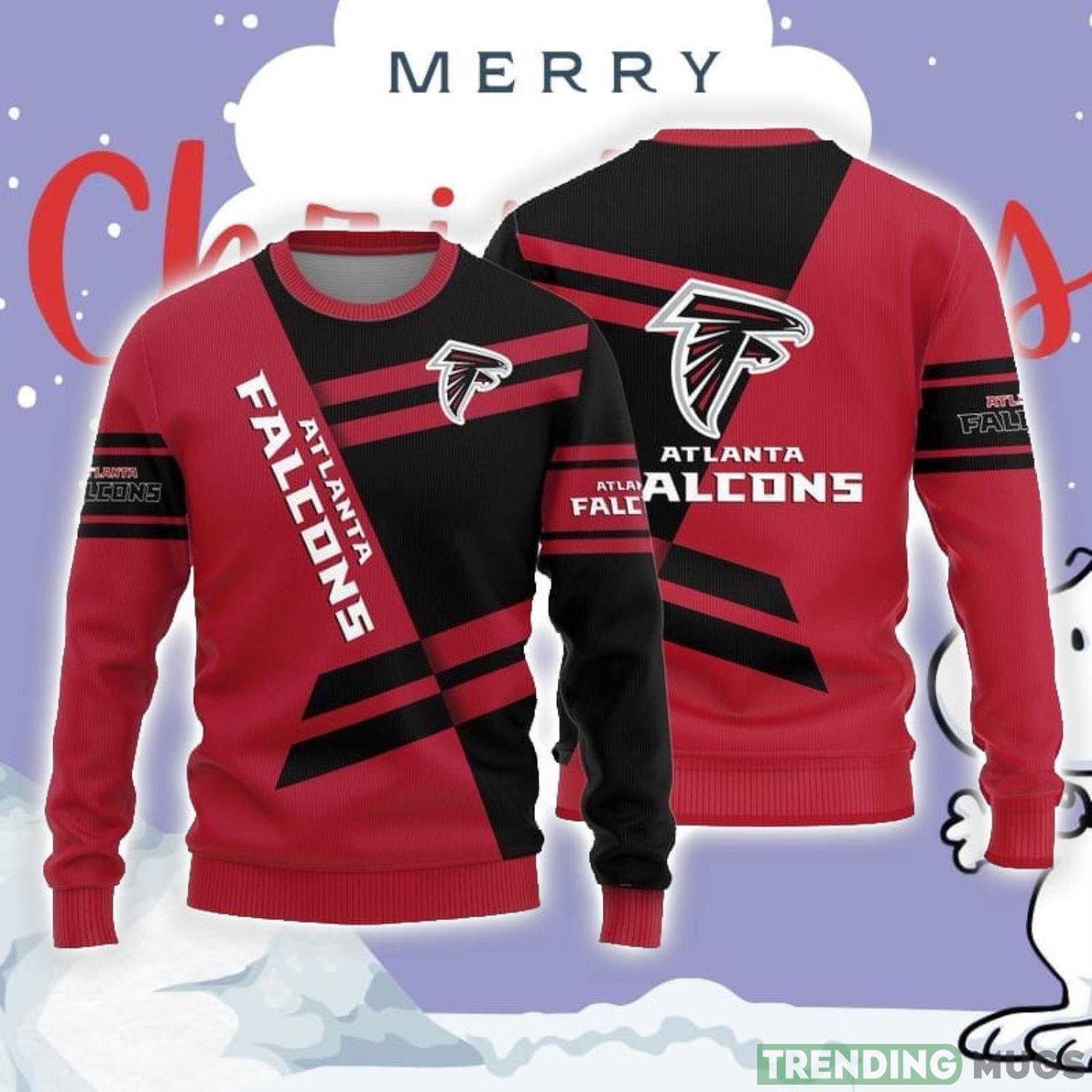 Christmas Sweater Atlanta Falcons Basic Pattern Limited Edition 3D Sweater Product Photo 1 Christmas Sweater Atlanta Falcons Basic Pattern Limited Edition 3D Sweater Product Photo 1