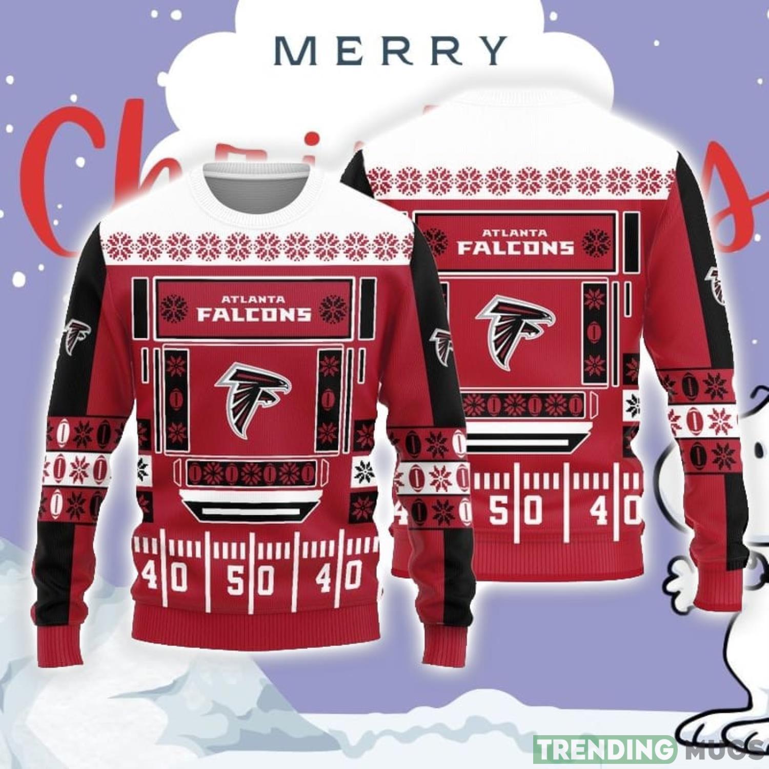 Christmas Sweater Atlanta Falcons Christmas Ball Snowfalke Pattern 3D Sweater Product Photo 1 Christmas Sweater Atlanta Falcons Christmas Ball Snowfalke Pattern 3D Sweater Product Photo 1