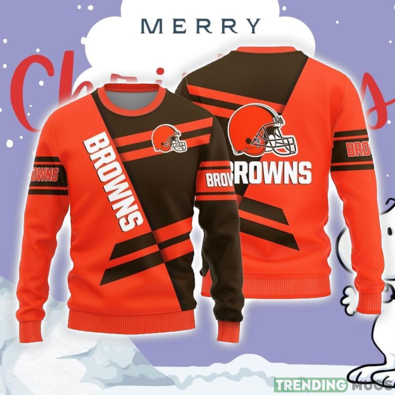 Christmas Sweater Cleveland Browns Basic Pattern Limited Edition 3D Sweater Product Photo 1