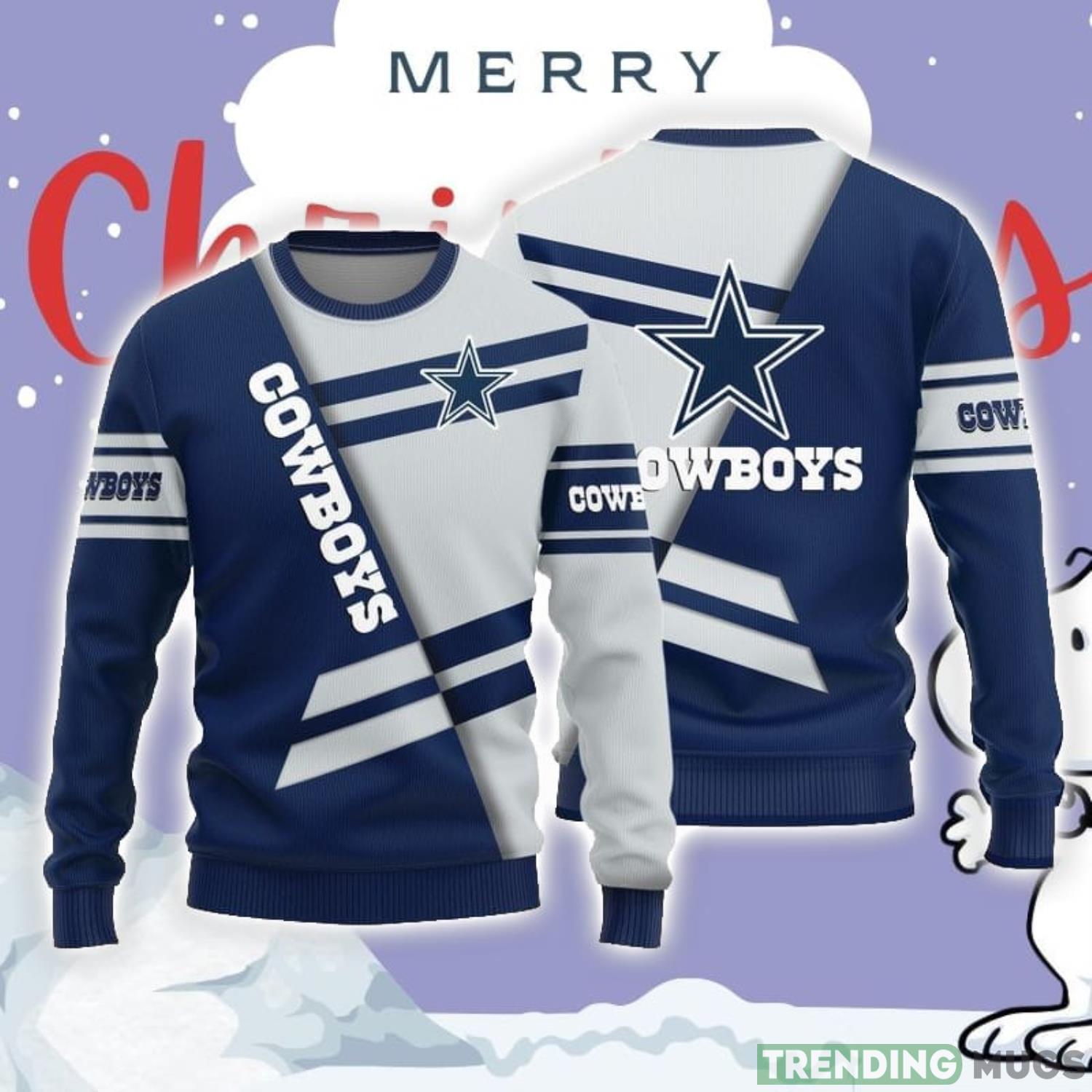 Christmas Sweater Dallas Cowboys Basic Pattern Limited Edition 3D Sweater Product Photo 1