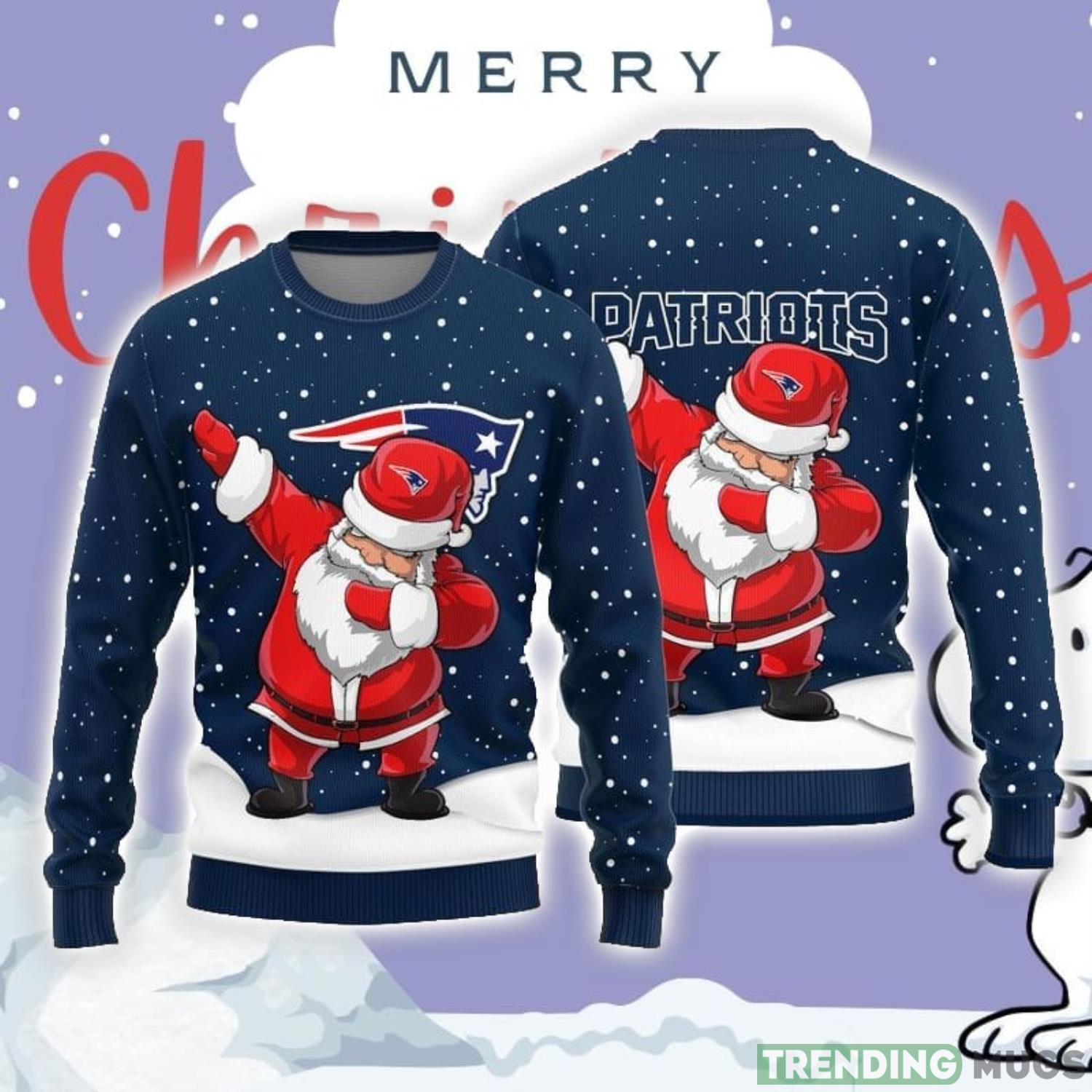 Christmas Sweater  England Patriots Dab Santa Limited Edition 3D Sweater Product Photo 1