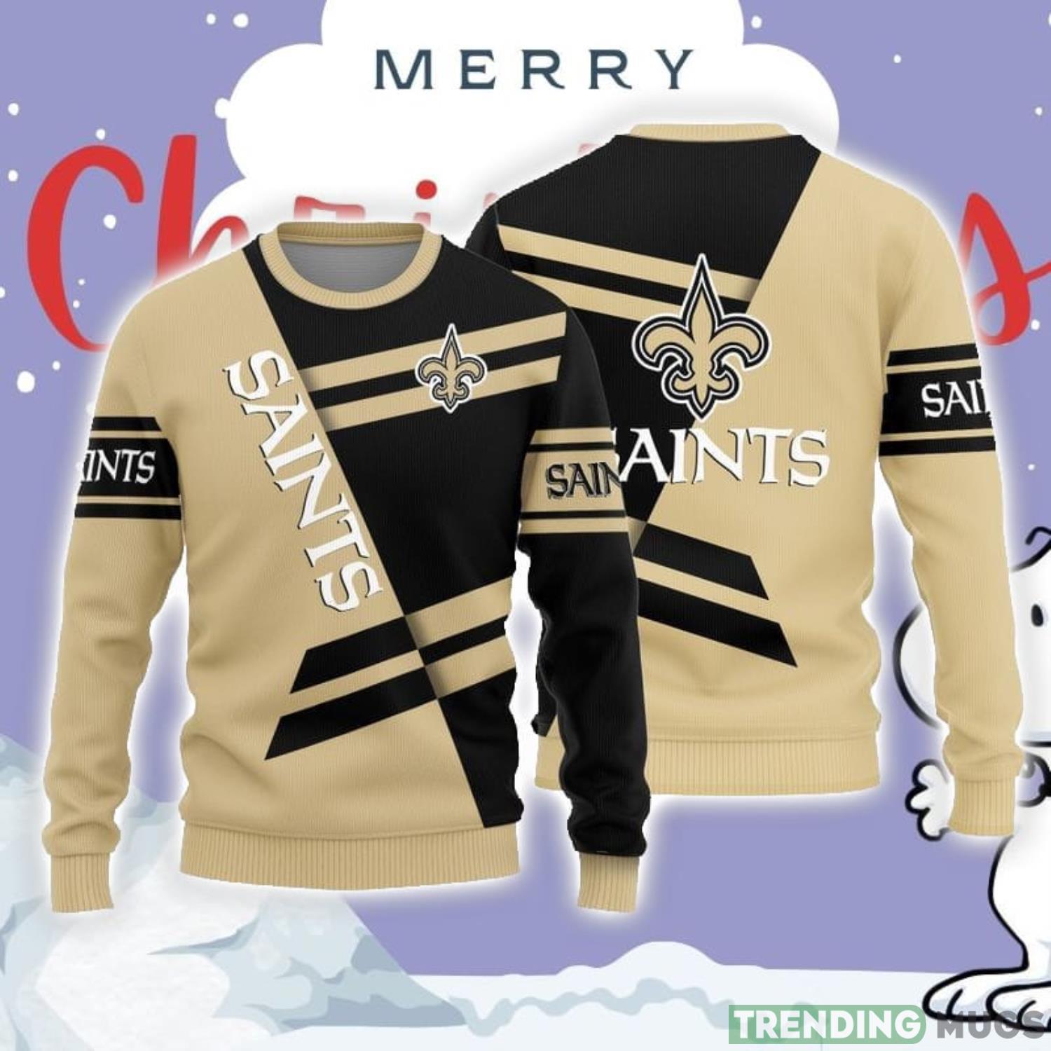 Christmas Sweater  Orleans Saints Basic Pattern Limited Edition 3D Sweater Product Photo 1
