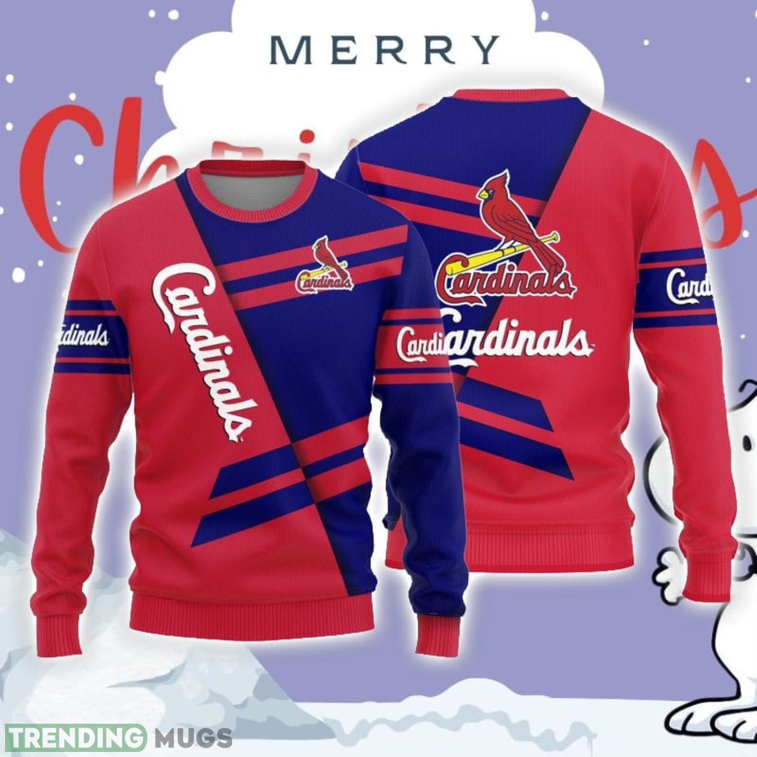 Christmas Sweater St. Louis Cardinals Basic Pattern Limited Edition 3D Sweater Product Photo 1 Christmas Sweater St. Louis Cardinals Basic Pattern Limited Edition 3D Sweater Product Photo 1