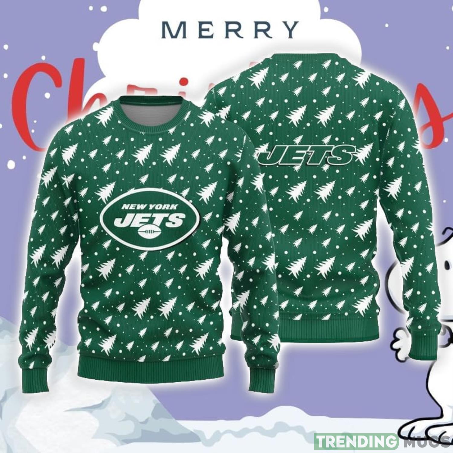 Christmas Sweater York Jets Christmas Pine Tree Patterns Pattern 3D Sweater Product Photo 1 Christmas Sweater York Jets Christmas Pine Tree Patterns Pattern 3D Sweater Product Photo 1