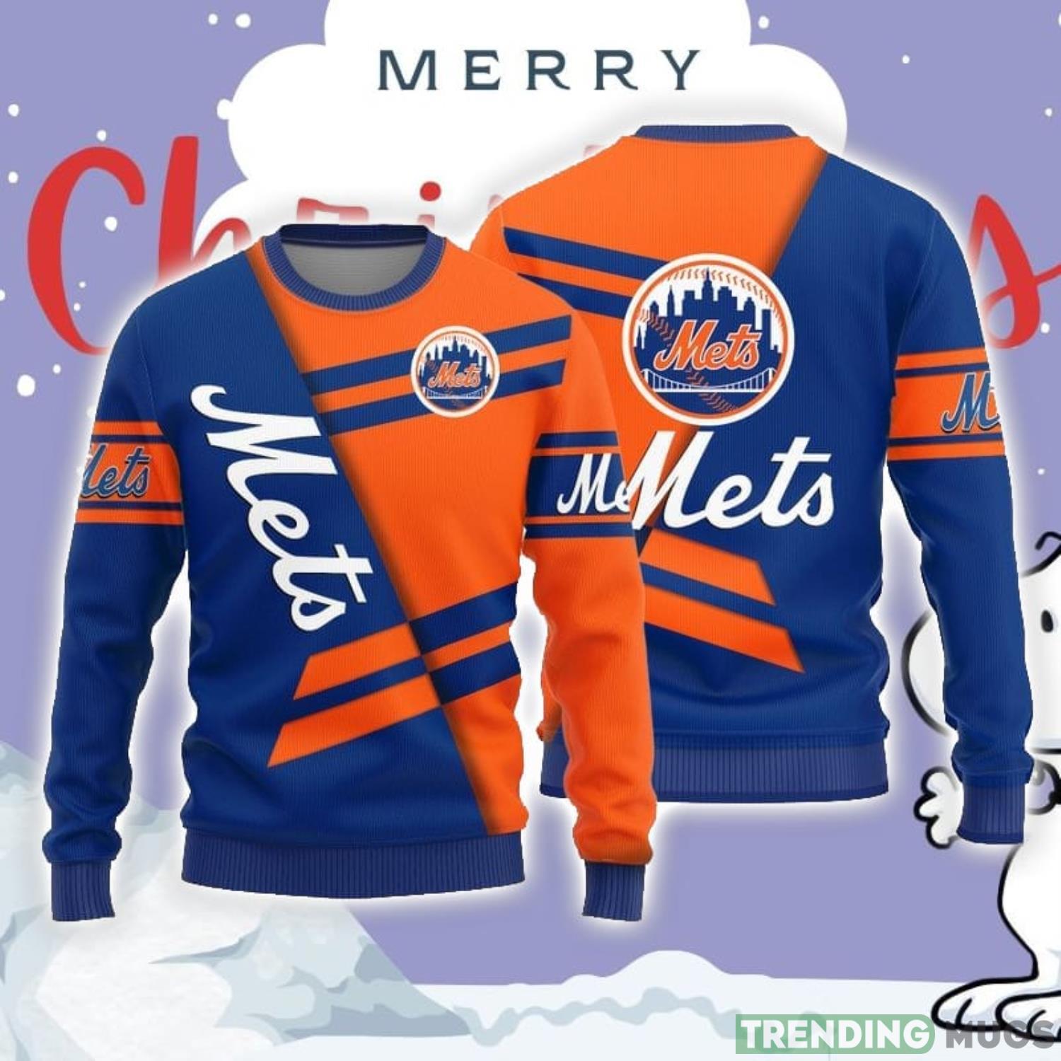Christmas Sweater  York Mets Basic Pattern Limited Edition 3D Sweater Product Photo 1