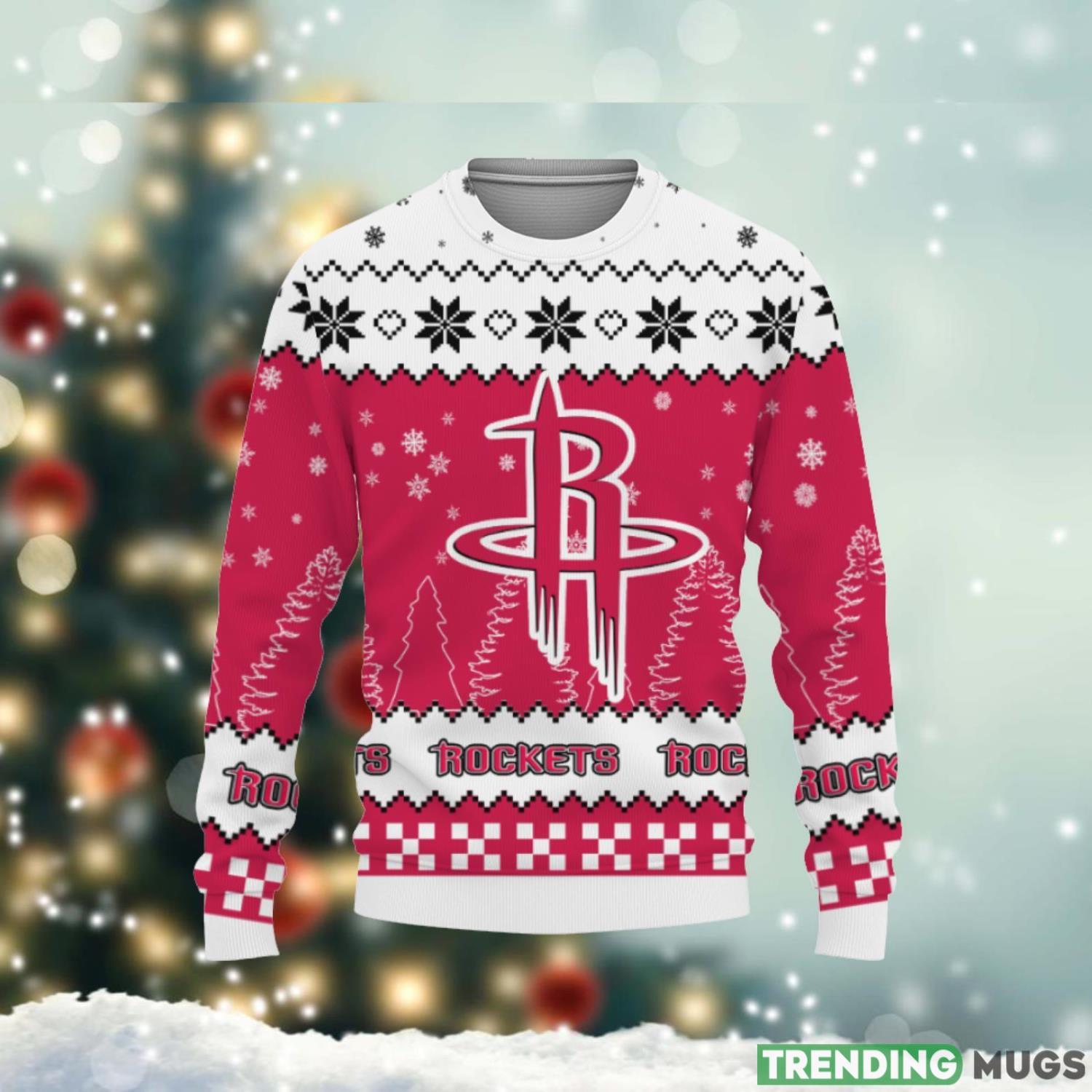 Christmas Urly Sweater Christmas Gift Ideas Snow Team Logo Houston RocketsUnisex Gifts For Fan Christmas Tree Sweatshirt Product Photo 1 Christmas Urly Sweater Christmas Gift Ideas Snow Team Logo Houston RocketsUnisex Gifts For Fan Christmas Tree Sweatshirt Product Photo 1