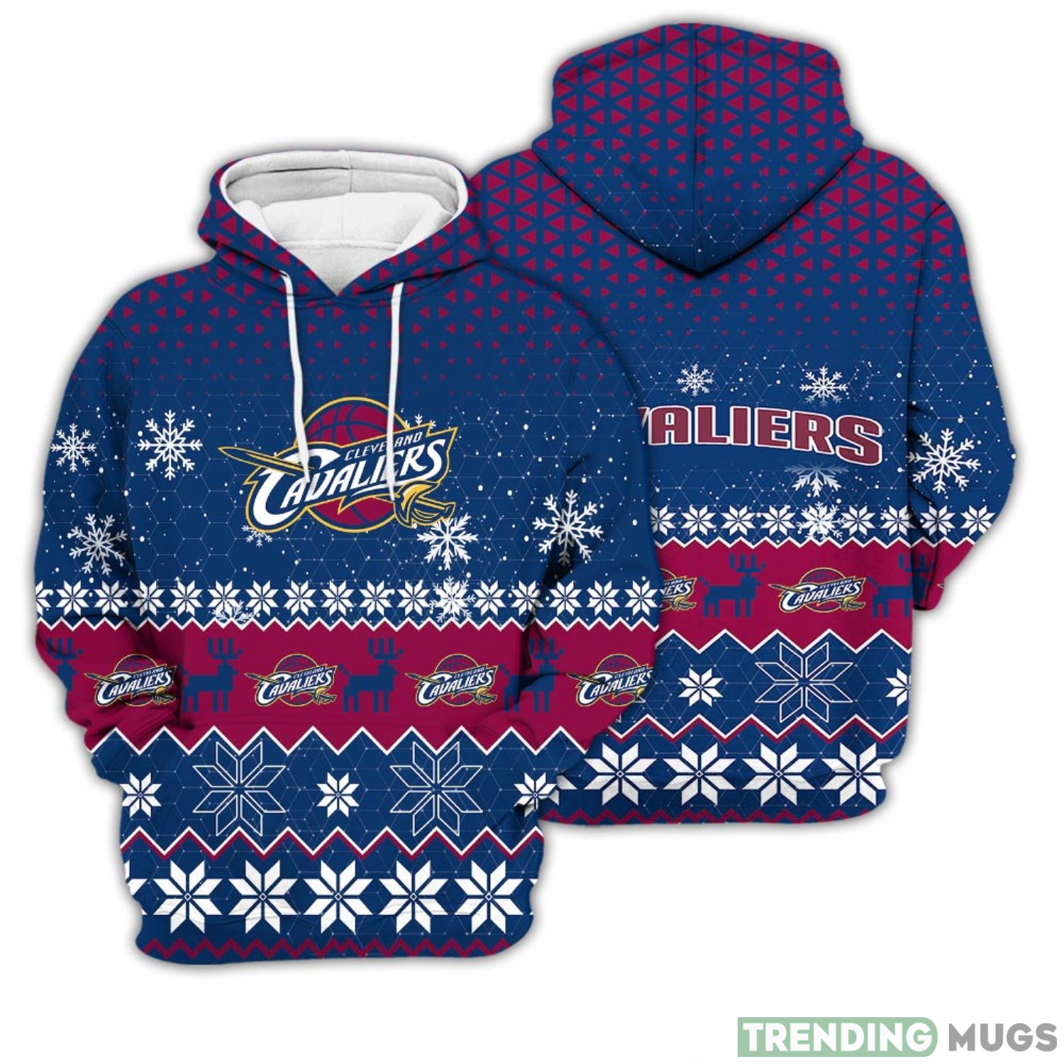 Cleveland Cavaliers Sports Football American Big Snowflake Pattern Unisex 3D Hoodie Men And Women Christmas Gift Unisex 3D Hoodie Product Photo 1 Cleveland Cavaliers Sports Football American Big Snowflake Pattern Unisex 3D Hoodie Men And Women Christmas Gift Unisex 3D Hoodie Product Photo 1
