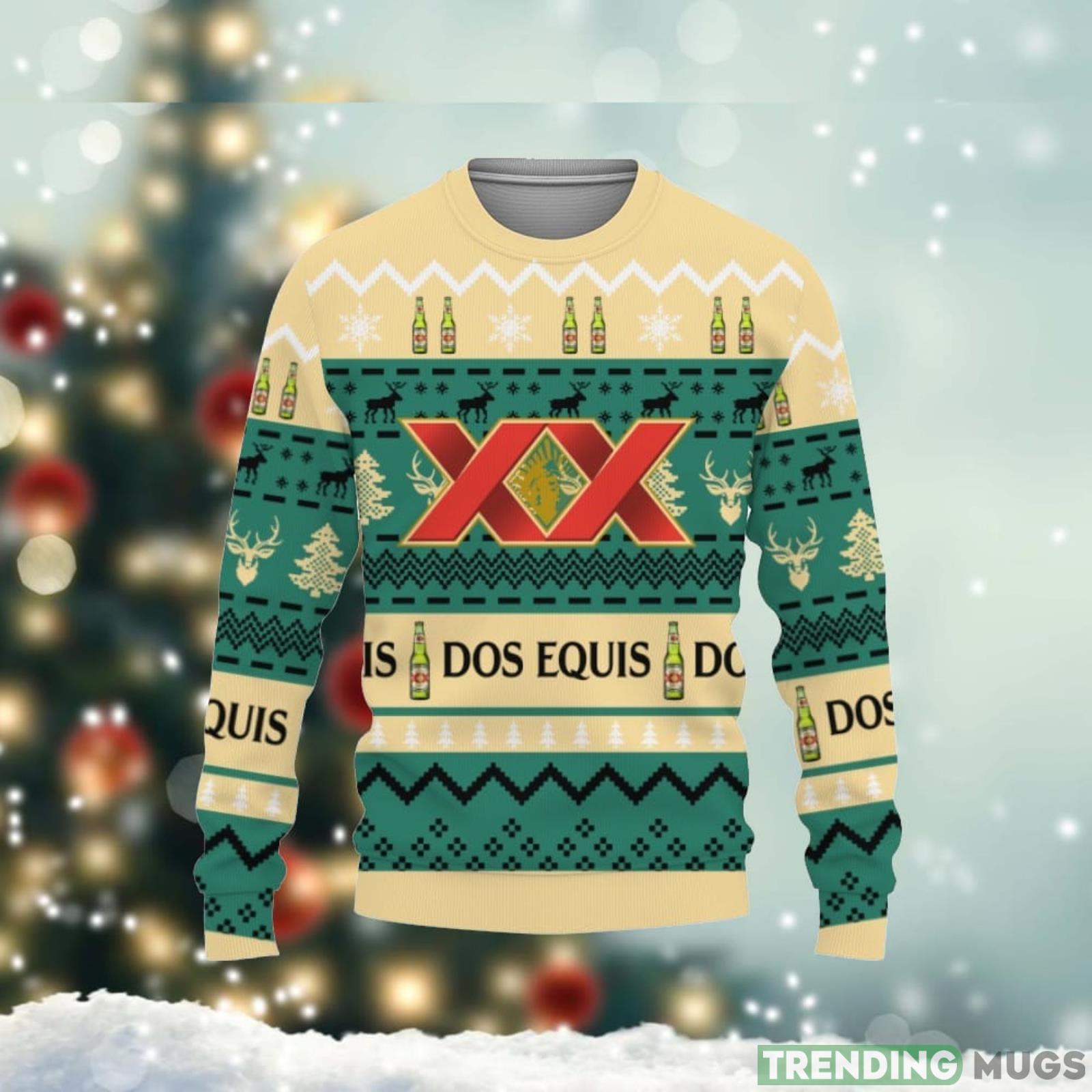 Dos Equis Beers Lover Cute Gift Ugly Christmas Sweater Product Photo 1 Dos Equis Beers Lover Cute Gift Ugly Christmas Sweater Product Photo 1