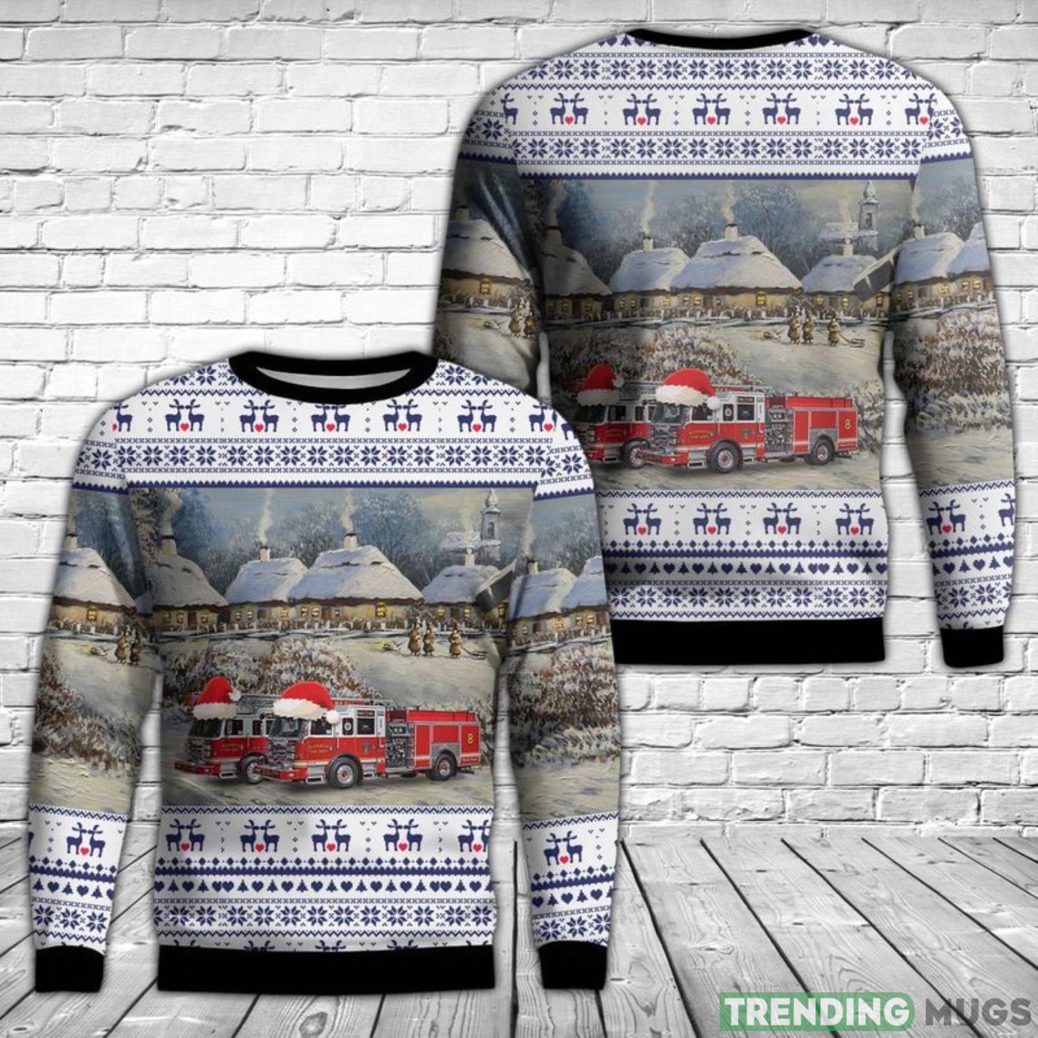 Elizabeth, New Jersey, Elizabeth Fire Department AOP Ugly Sweater Men And Women Christmas Gift Product Photo 1 Elizabeth, New Jersey, Elizabeth Fire Department AOP Ugly Sweater Men And Women Christmas Gift Product Photo 1