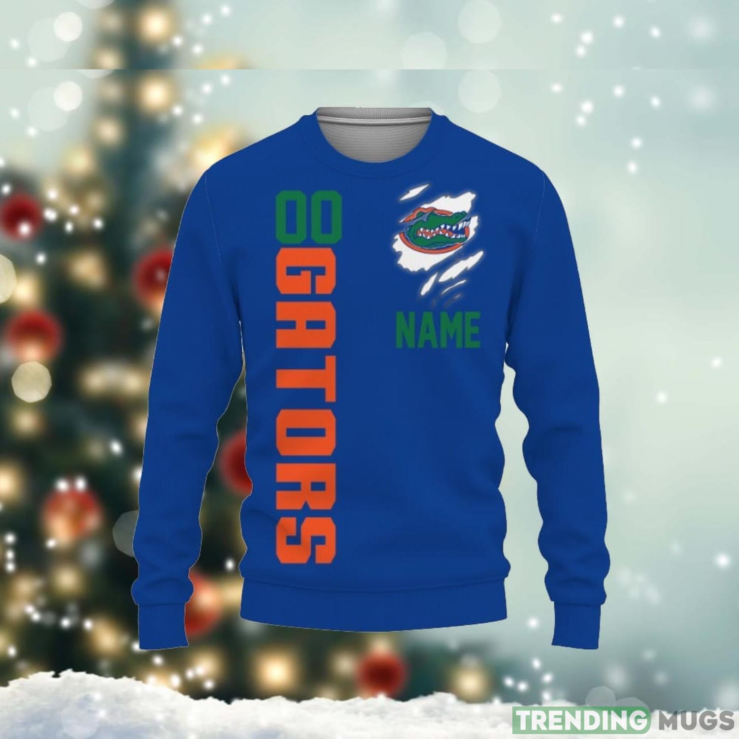 Florida Gators Sports American Football Helmet Custom Name And Number 3D Sweater Christmas Gift Ideas Cute Gift Christmas Gift For Fans Product Photo 1 Florida Gators Sports American Football Helmet Custom Name And Number 3D Sweater Christmas Gift Ideas Cute Gift Christmas Gift For Fans Product Photo 1
