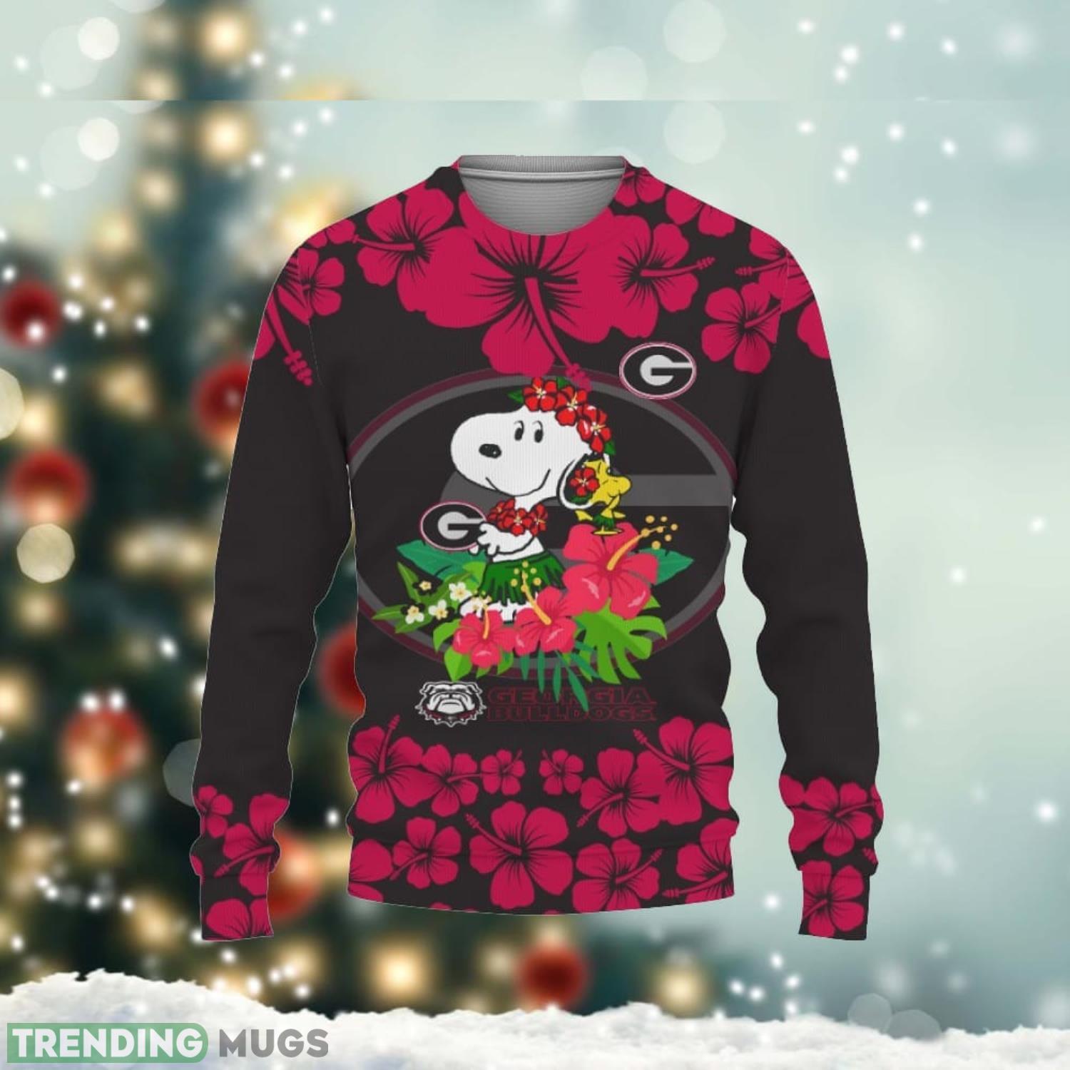 Georgia Football Champions Sports Hibiscus Hawaiian Patterns Shirt 3D Sweater Unisex Christmas Gift Product Photo 1 Georgia Football Champions Sports Hibiscus Hawaiian Patterns Shirt 3D Sweater Unisex Christmas Gift Product Photo 1