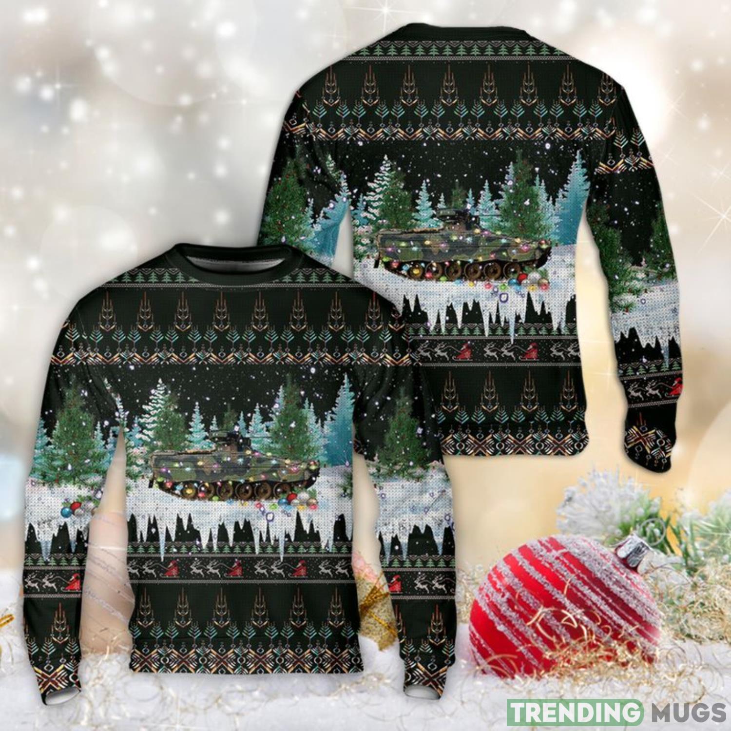 German Bundeswehr IFV 'MARDER 1 A3' Christmas Sweater Gift For Christmas Holiday Product Photo 1 German Bundeswehr IFV 'MARDER 1 A3' Christmas Sweater Gift For Christmas Holiday Product Photo 1