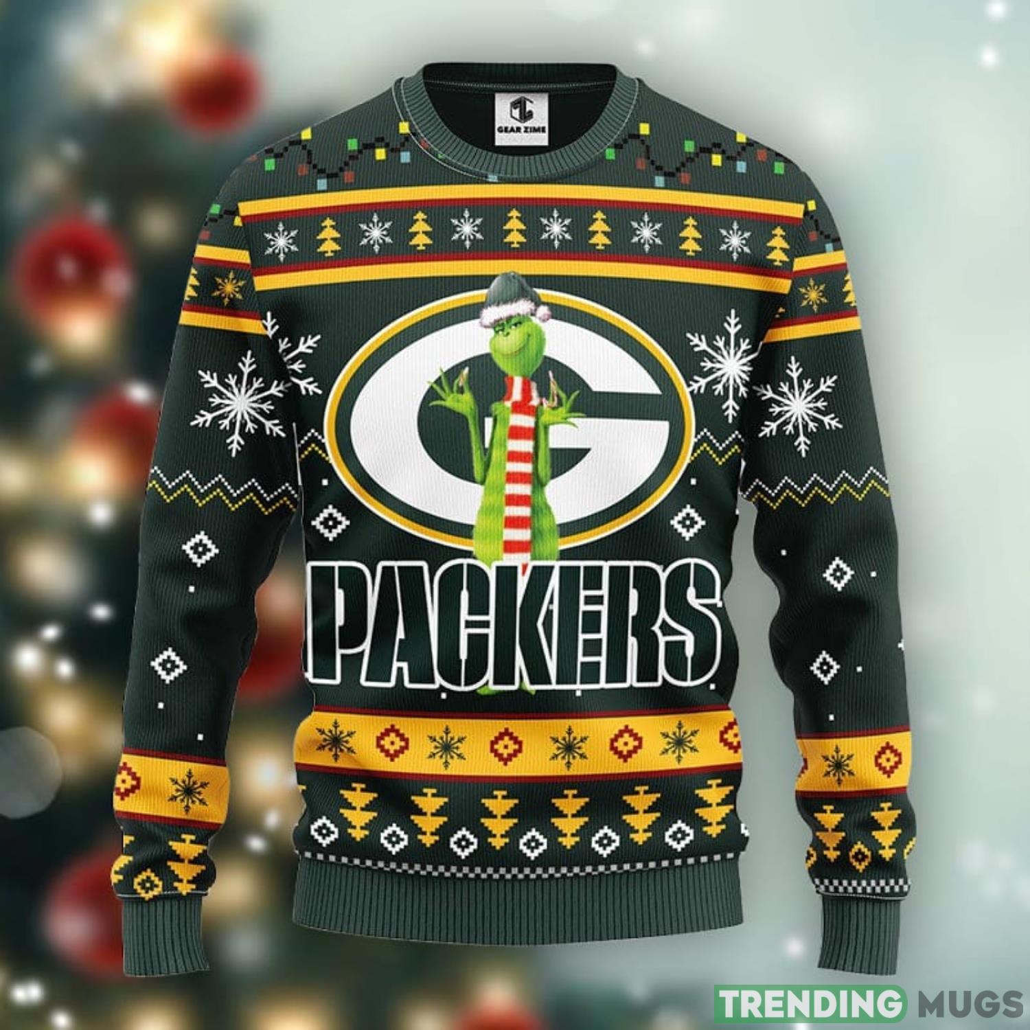 Green Bay Packers Funny Grinch Christmas Ugly Sweater Cute Christmas Gift Ideas Product Photo 1 Green Bay Packers Funny Grinch Christmas Ugly Sweater Cute Christmas Gift Ideas Product Photo 1