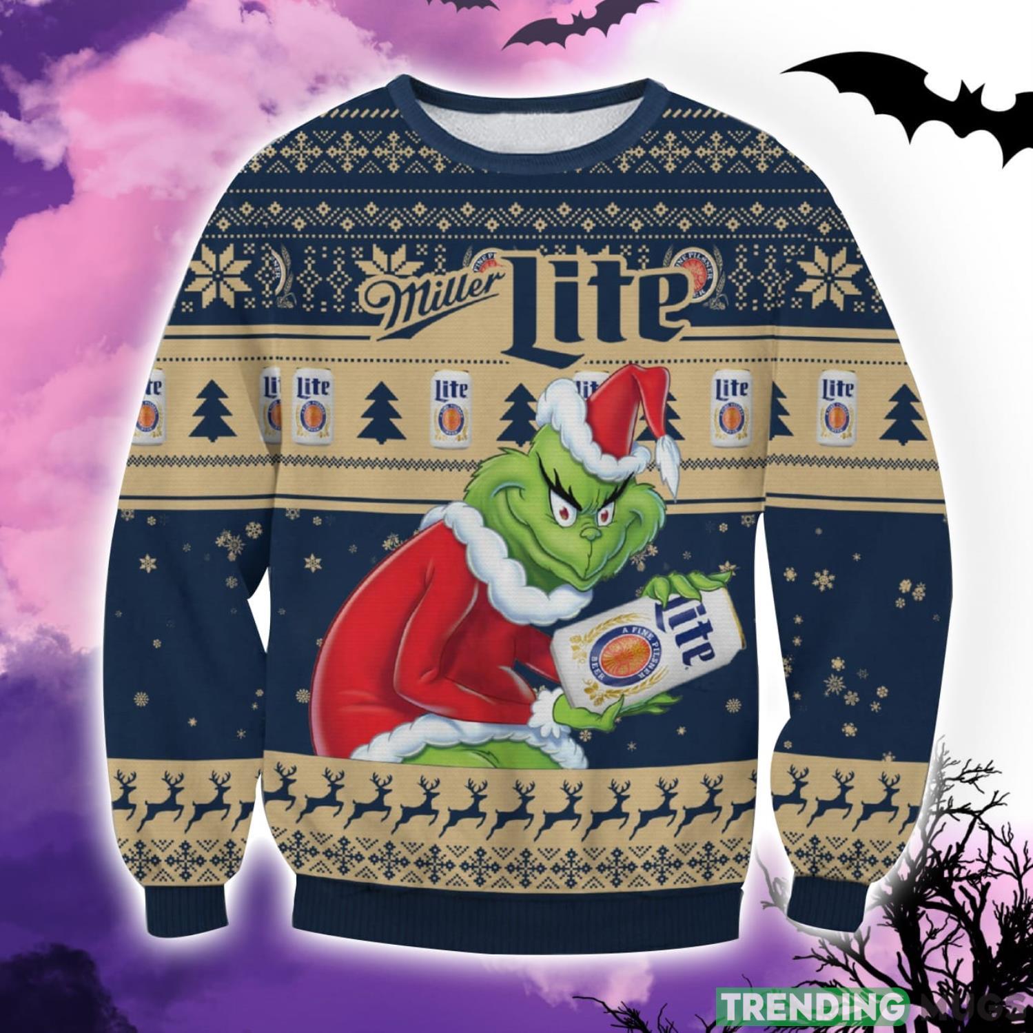 Grinch Miller Light Ugly Reindeer Snowflake Pattern Ugly Christmas Sweater Product Photo 1 Grinch Miller Light Ugly Reindeer Snowflake Pattern Ugly Christmas Sweater Product Photo 1