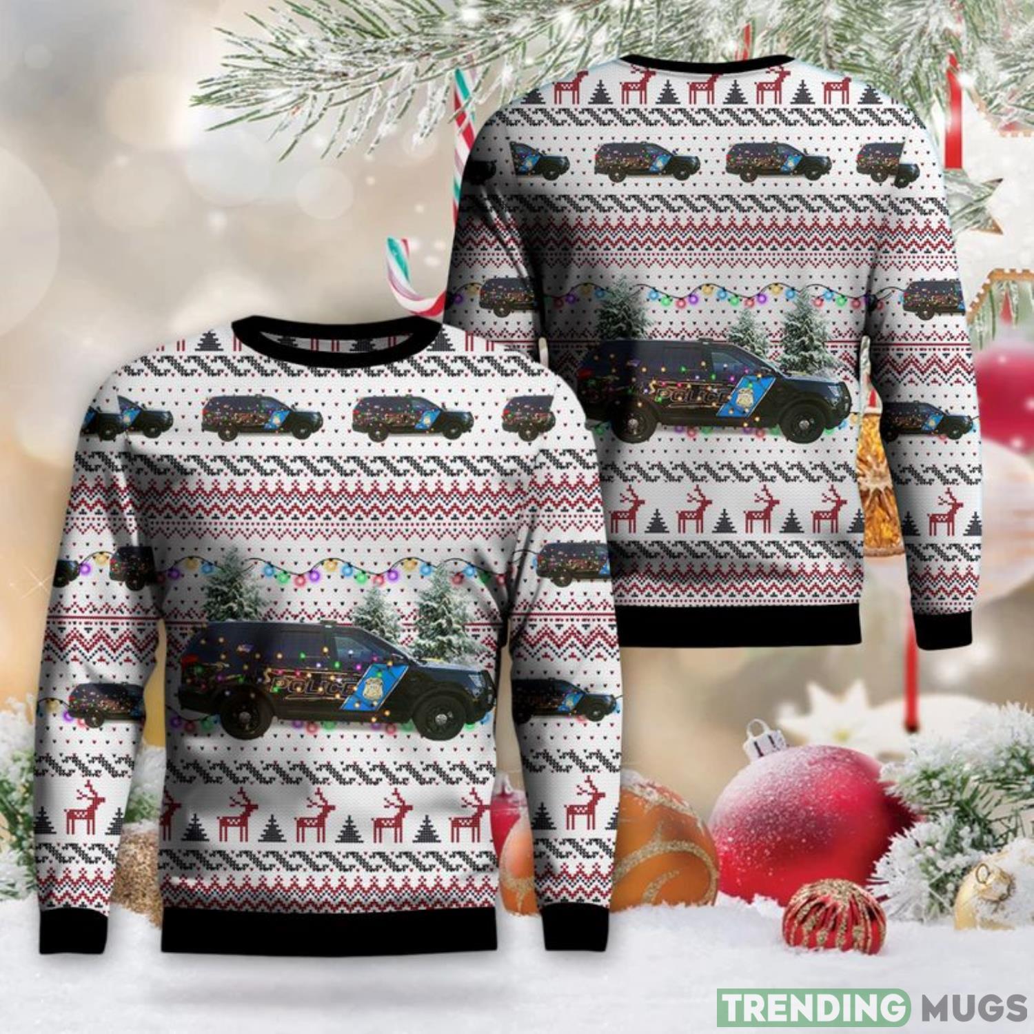 Hamtramck, Michigan, Hamtramck Police Department AOP Ugly Sweater Men And Women Christmas Gift Product Photo 1 Hamtramck, Michigan, Hamtramck Police Department AOP Ugly Sweater Men And Women Christmas Gift Product Photo 1