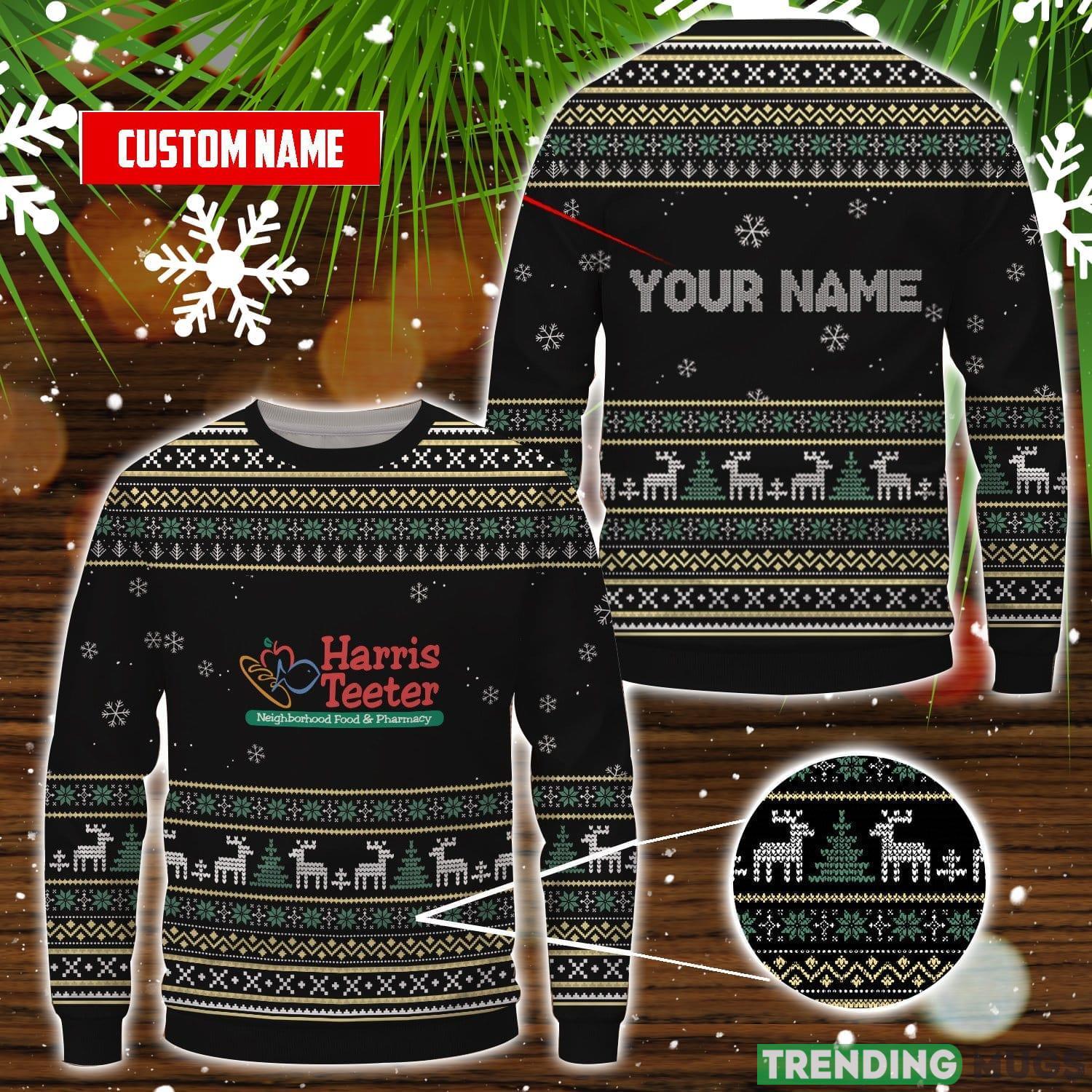 Harris Teeter Ugly Sweater Christmas Gift Ideas Custom Name Product Photo 1 Harris Teeter Ugly Sweater Christmas Gift Ideas Custom Name Product Photo 1