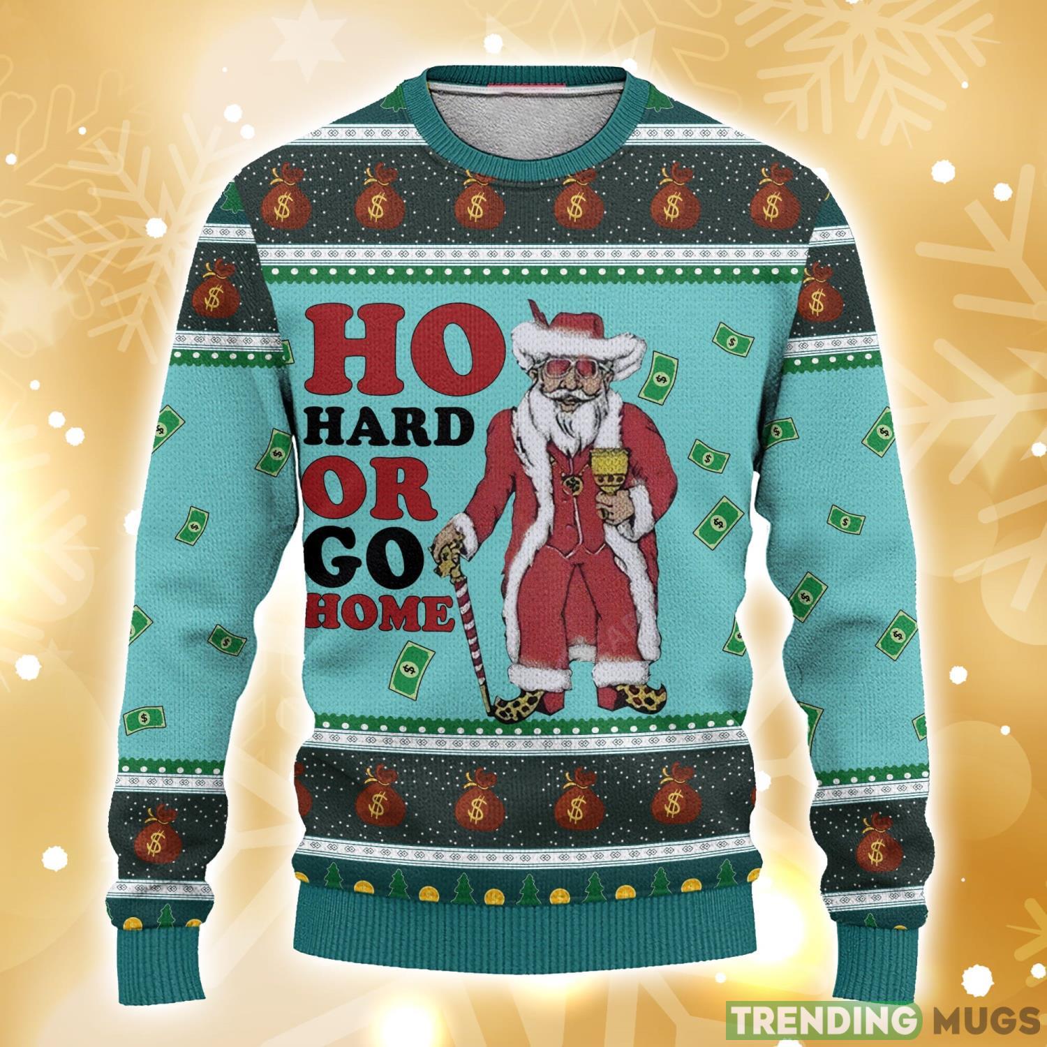 Ho Hard Or Go Home Ugly Christmas Sweater 3D All Over Printed Christmas Sweater Best Gift For Christmas Product Photo 1 Ho Hard Or Go Home Ugly Christmas Sweater 3D All Over Printed Christmas Sweater Best Gift For Christmas Product Photo 1