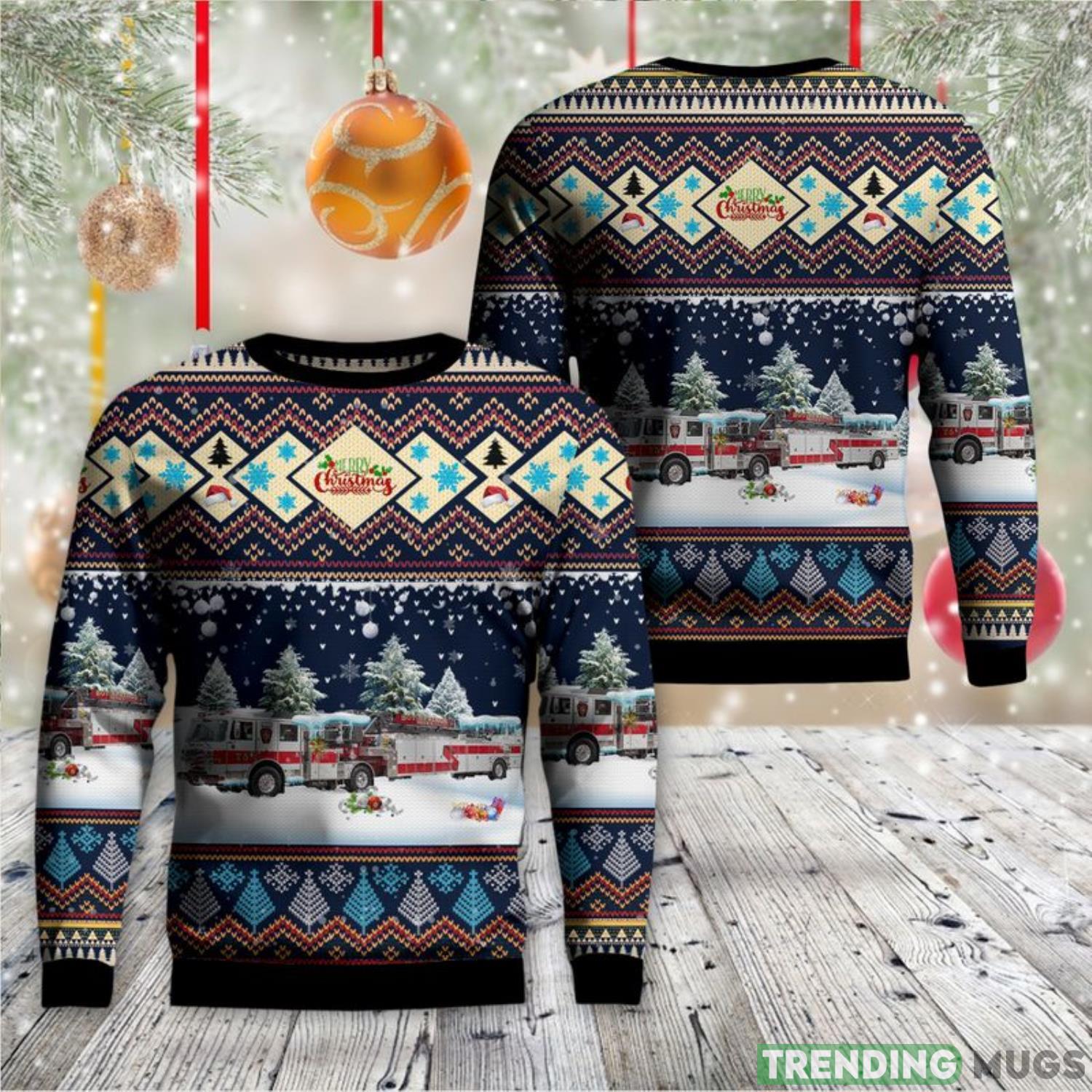 Hot Springs, Arkansas, Hot Springs Fire Department AOP Ugly Sweater Men And Women Christmas Gift Product Photo 1 Hot Springs, Arkansas, Hot Springs Fire Department AOP Ugly Sweater Men And Women Christmas Gift Product Photo 1