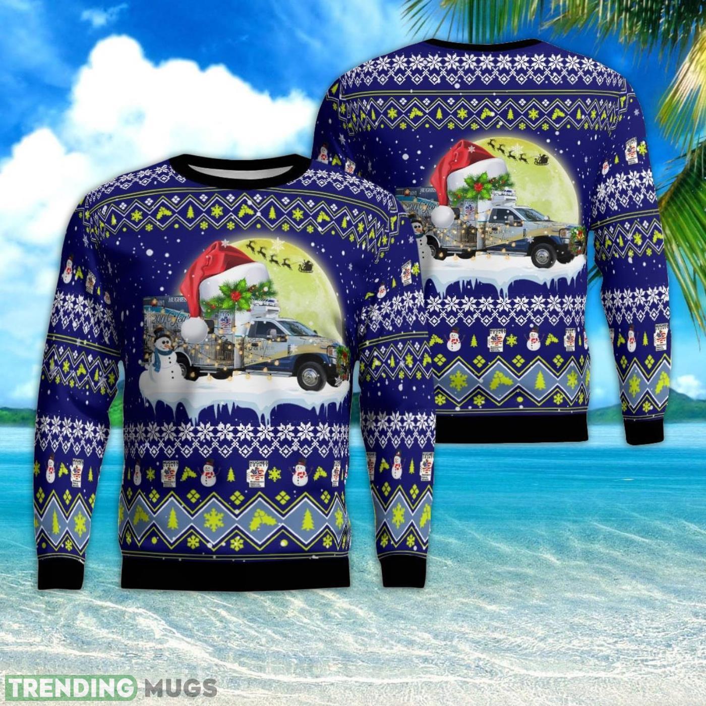 Hughes County Emergency Medical Service Christmas AOP 3D Ugly Christmas Sweater Product Photo 1 Hughes County Emergency Medical Service Christmas AOP 3D Ugly Christmas Sweater Product Photo 1