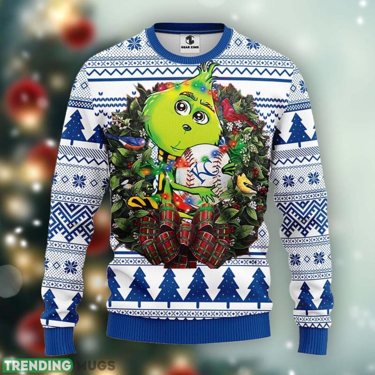 Kansas City Royals Grinch Hug Christmas Ugly Sweater 3D Christmas Xmas Sweater Product Photo 1 Kansas City Royals Grinch Hug Christmas Ugly Sweater 3D Christmas Xmas Sweater Product Photo 1